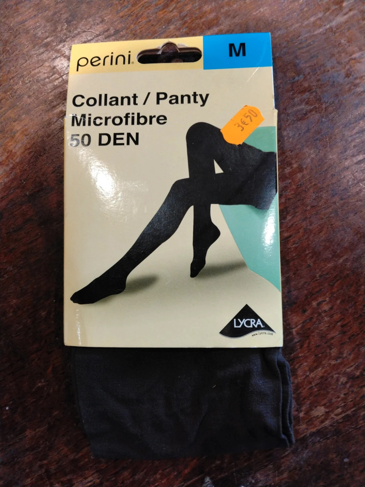 Collant microfibre noir 50 DEN Perini