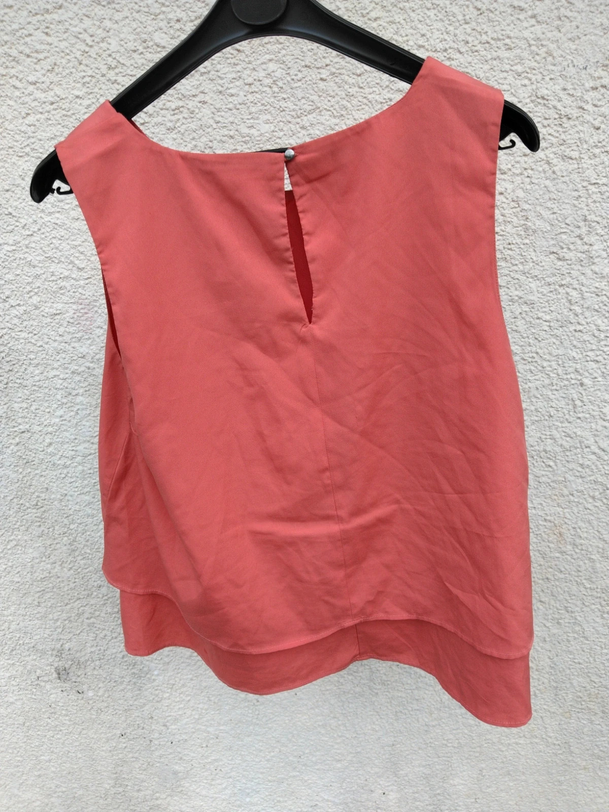 Blouse fluide sans manches corail Tiffosi – Tiffosi – taille L / 40 / 12 2
