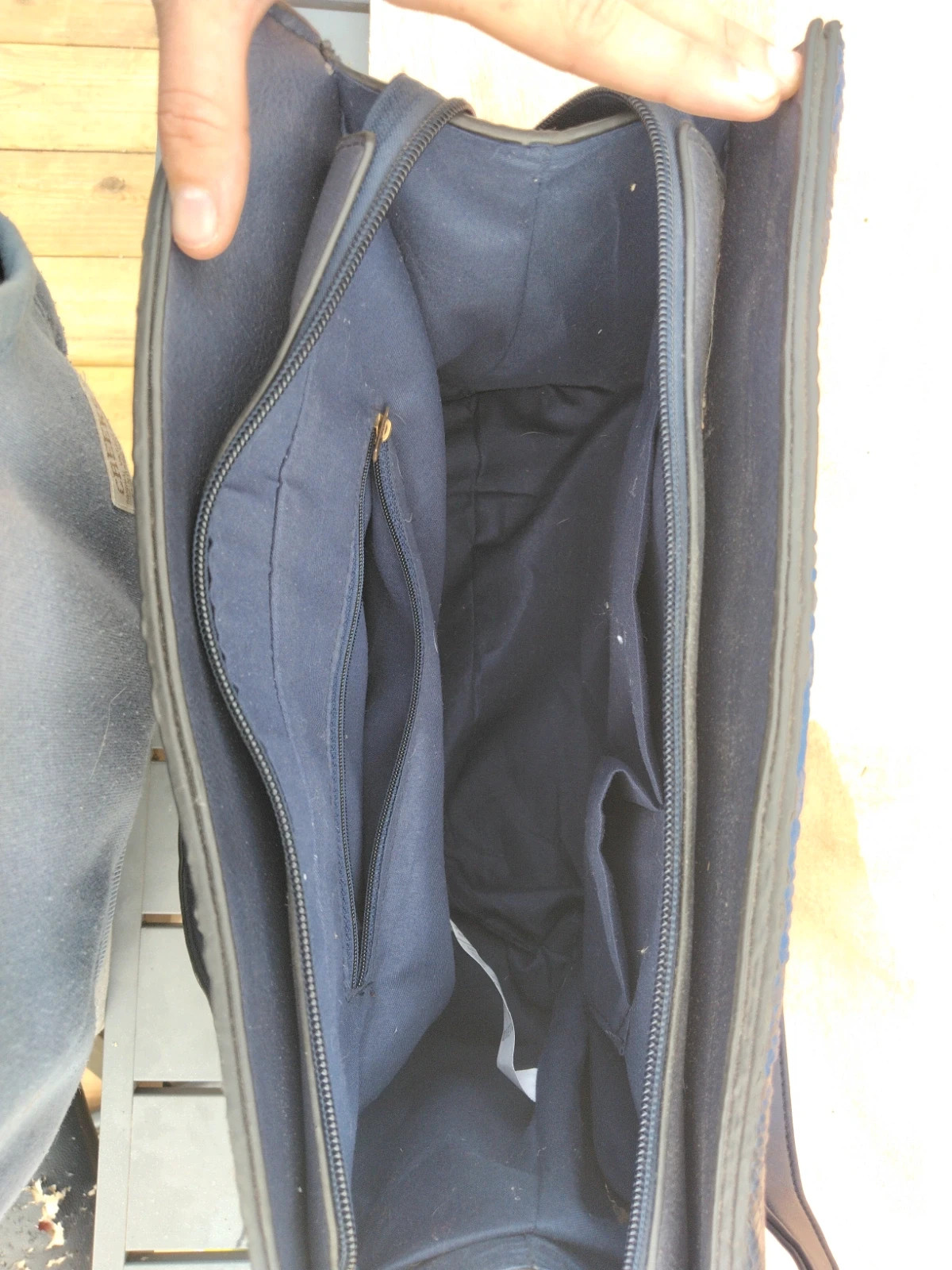 Sac à main bleu effet python / serpent DL Chic – DL CHIC 3