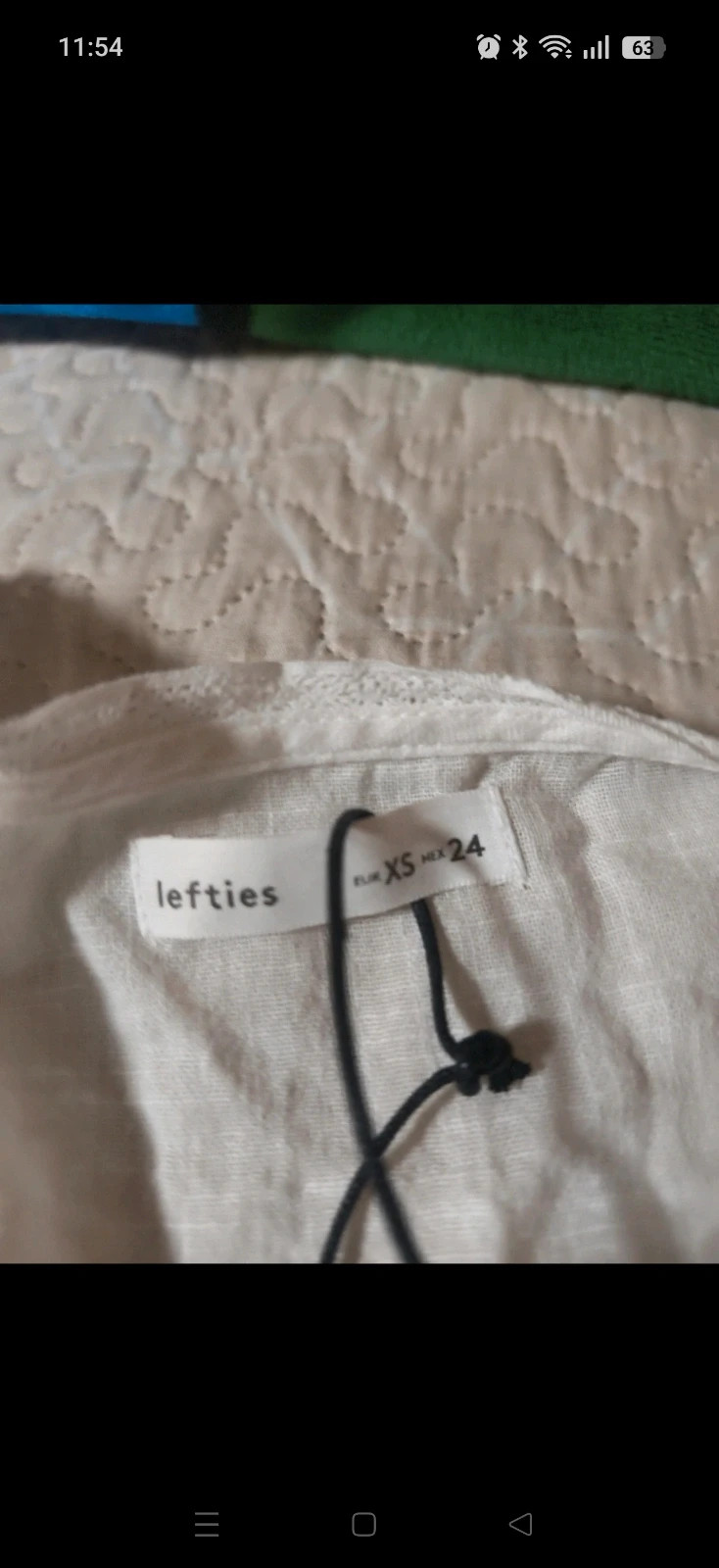 Top Leftis blanco talla XS Nuevo – Lefties – taille XS / 34 / 6 3