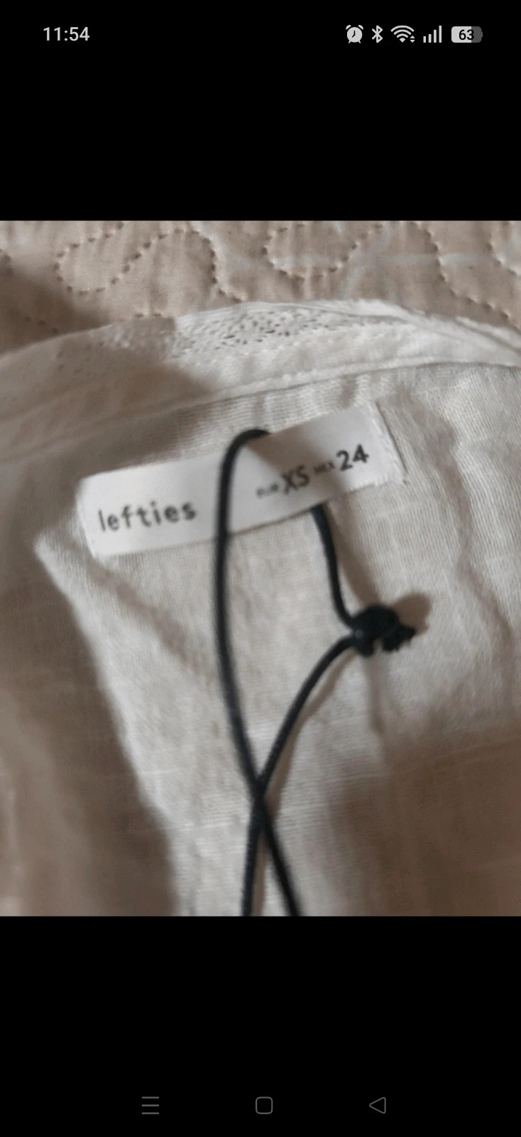 Top Leftis blanco talla XS Nuevo – Lefties – taille XS / 34 / 6 4