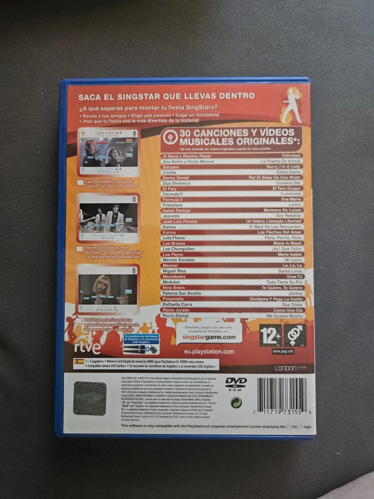 🎤 SingStar Clásicos - Playstation 2 – Sony 3