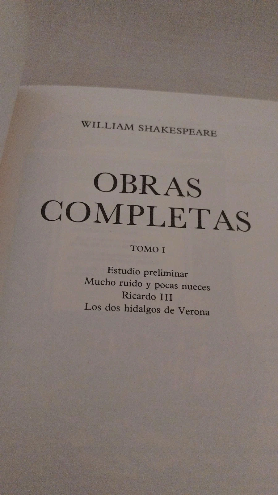 Colección de 5 tomos de William Shakespeare – Obras Completas – Sin marca 2