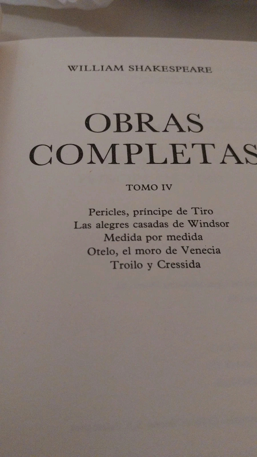 Colección de 5 tomos de William Shakespeare – Obras Completas – Sin marca 4