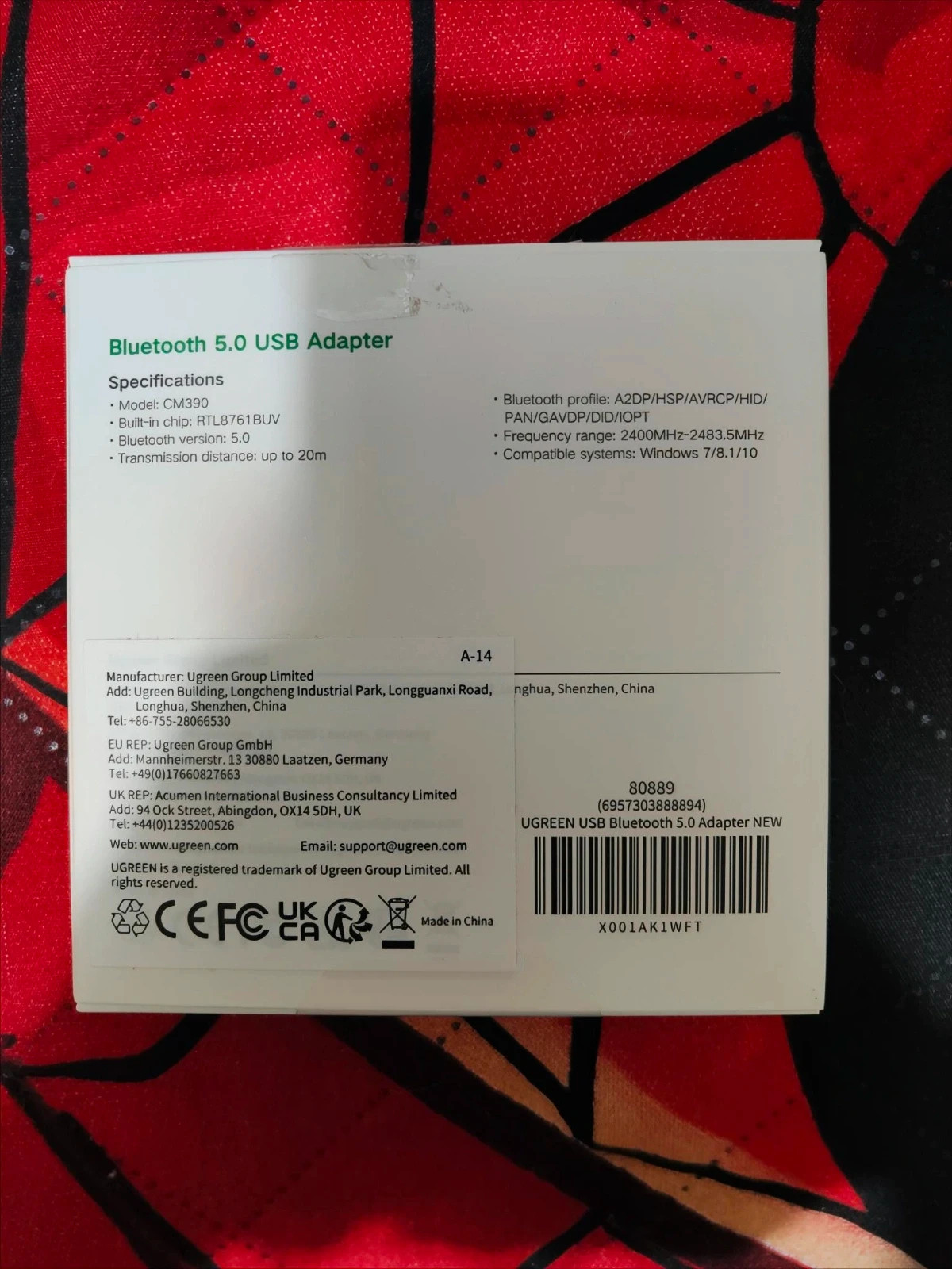 Adaptador bluetooth – Ugreen 2