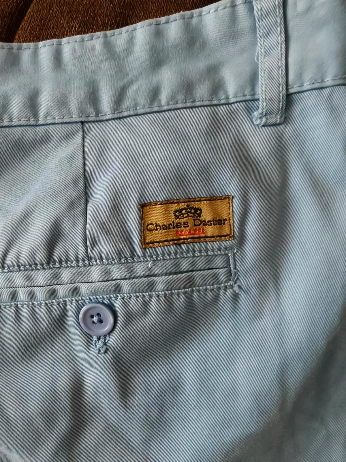 Bermudas Chino Azul Claro - Charles Dastier (Talla 48) – Charles Dastier – taille XXL 3