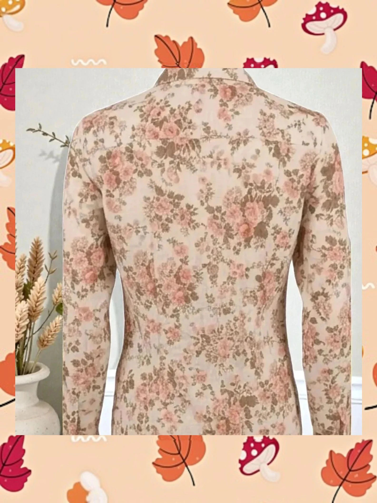 Blusa Floral Massimo Dutti - 100% Algodón - Talla 36 – Massimo Dutti – taille S / 36 / 8 3