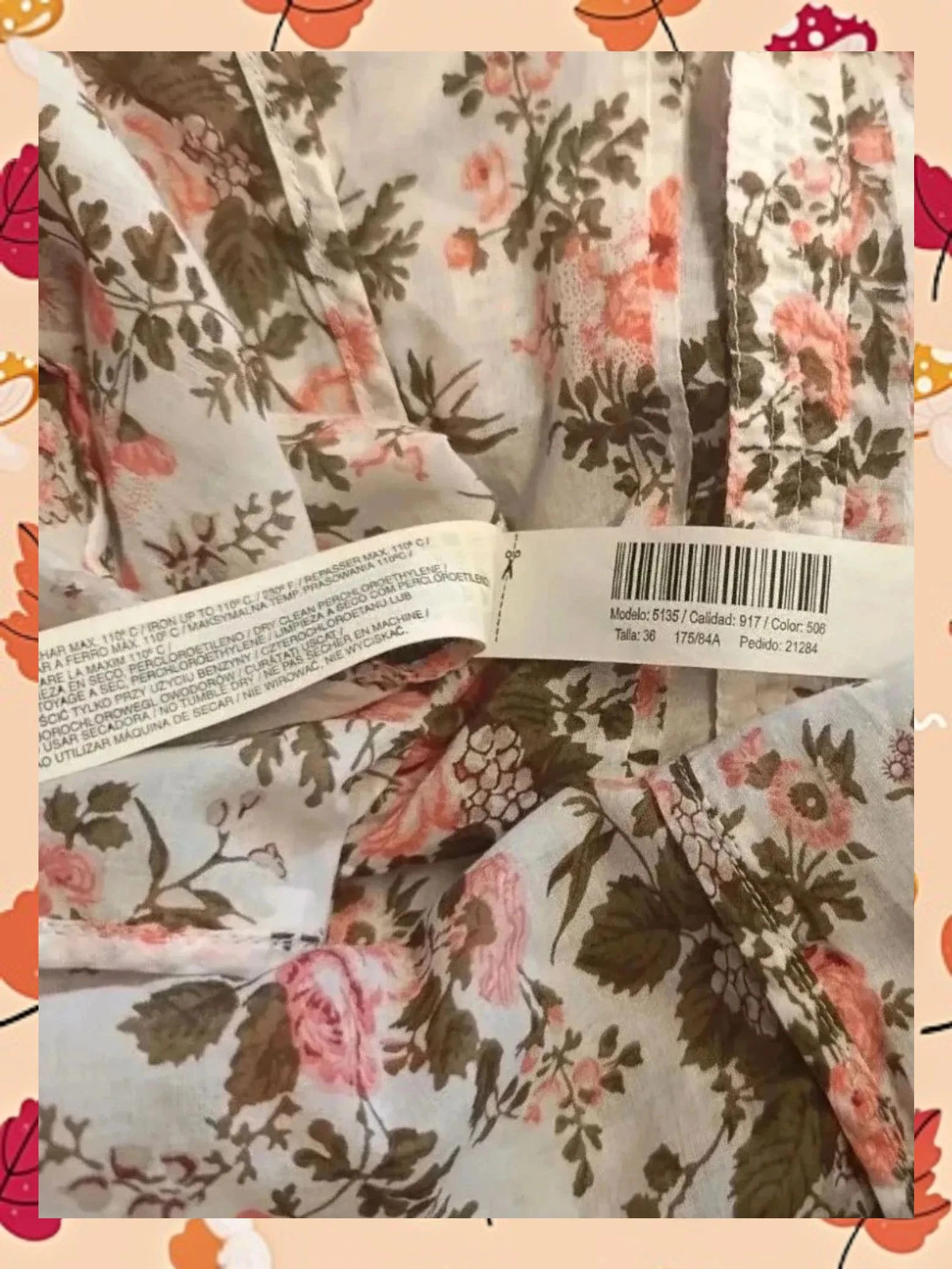 Blusa Floral Massimo Dutti - 100% Algodón - Talla 36 – Massimo Dutti – taille S / 36 / 8 4