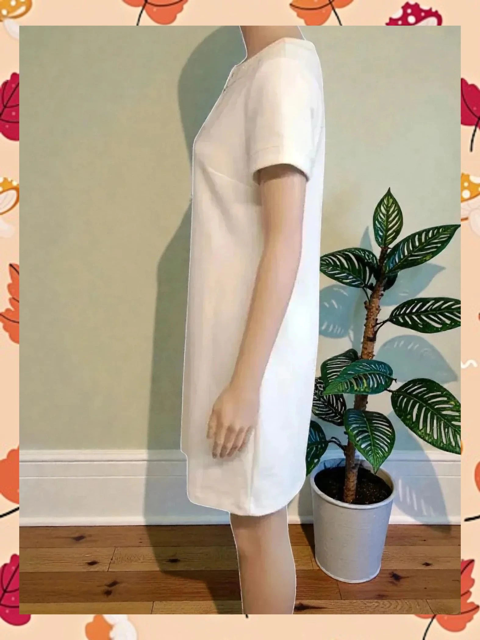 Vestido Caroll París - Blanco Roto - Estilo Minimalista – Caroll – taille L / 40 / 12 2