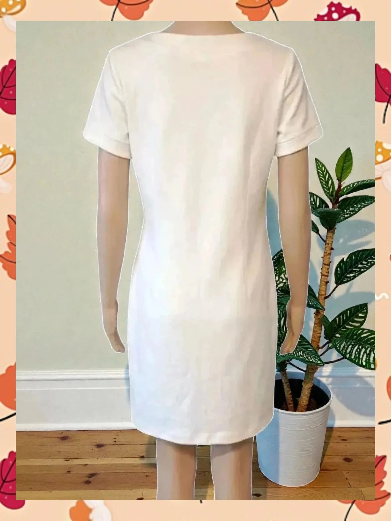 Vestido Caroll París - Blanco Roto - Estilo Minimalista – Caroll – taille L / 40 / 12 4