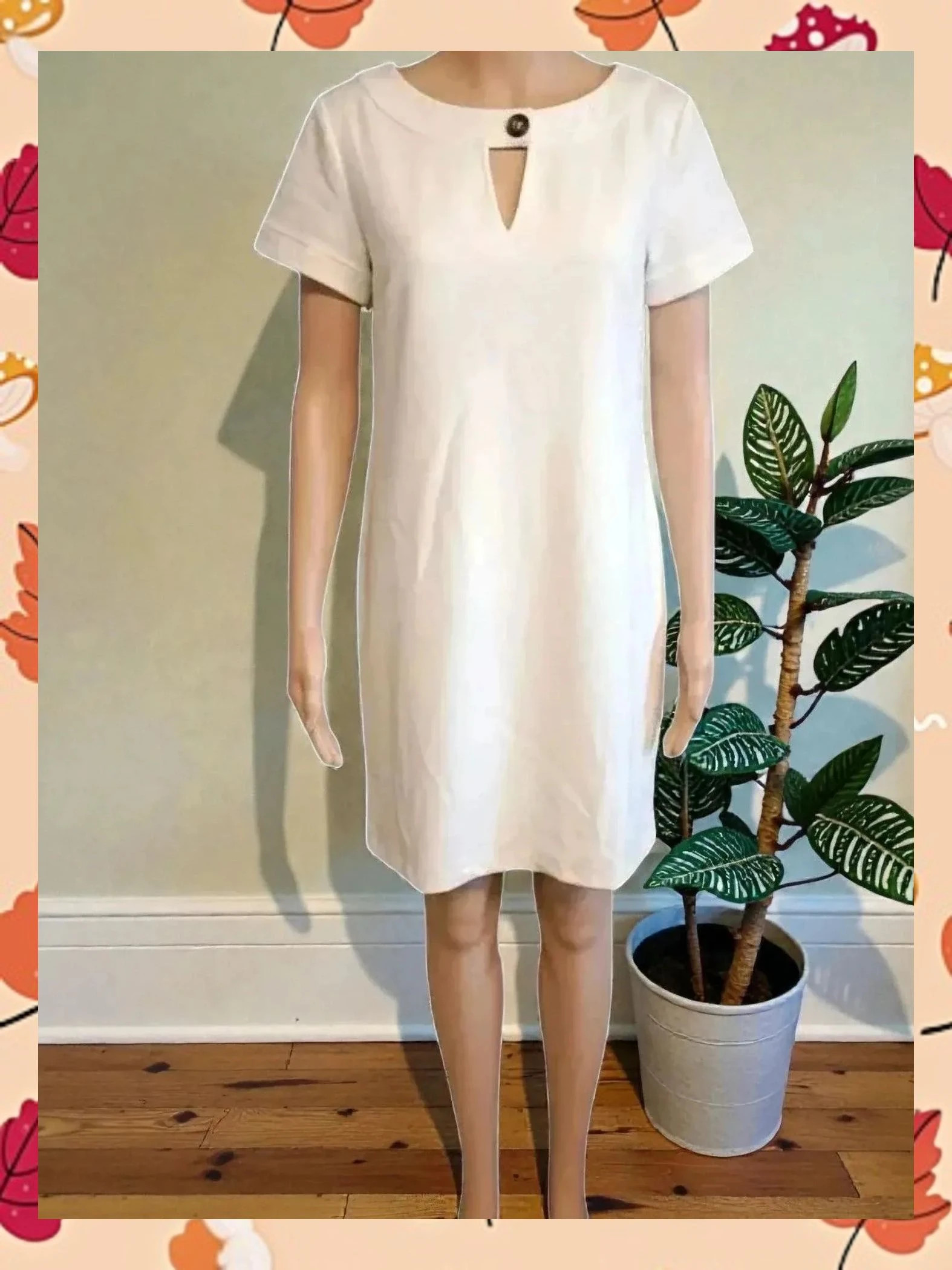 Vestido Caroll París - Blanco Roto - Estilo Minimalista