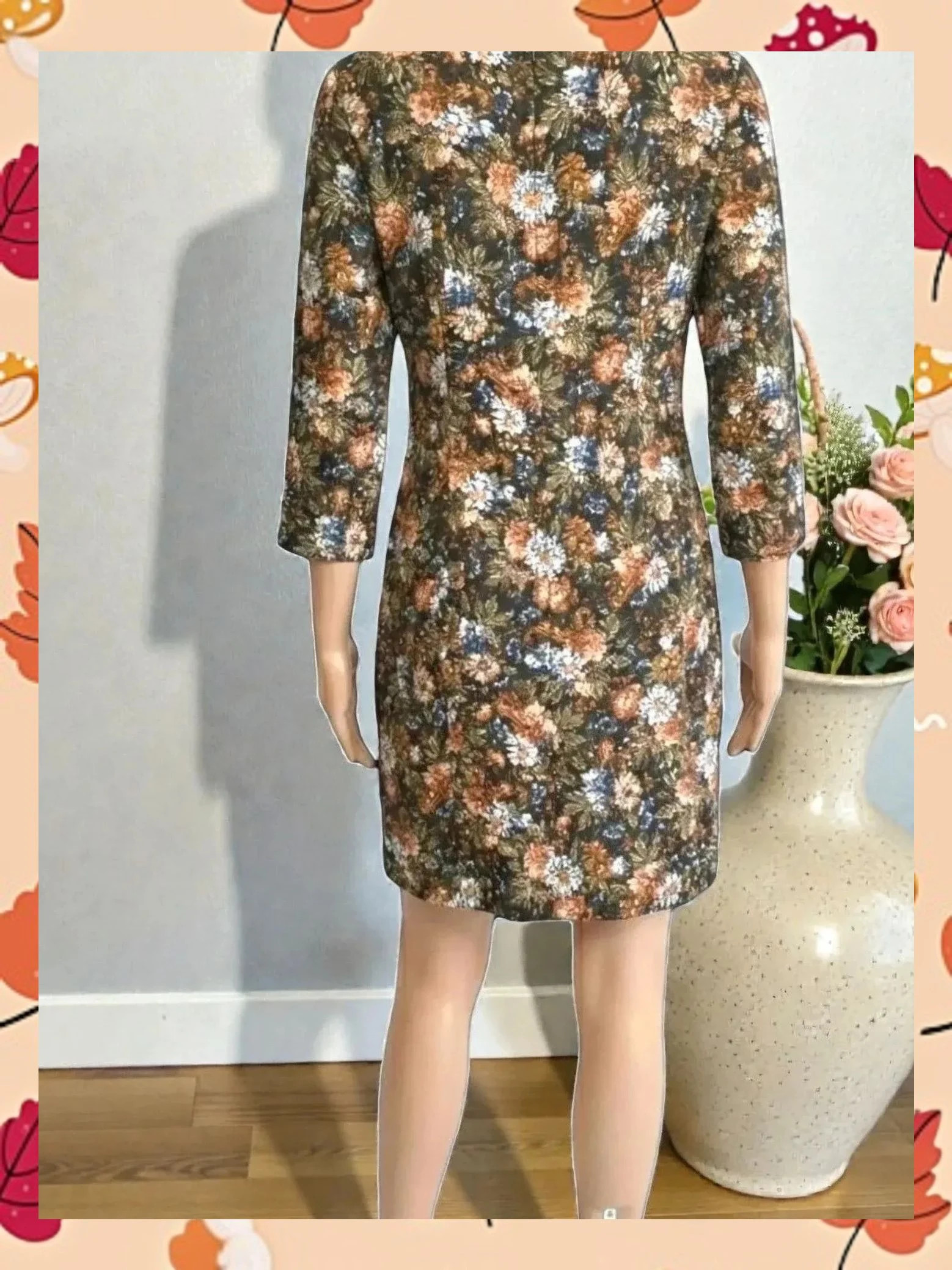 Vestido Zara Floral Boho Otoñal 🍂 Talla S – Zara – taille S / 36 / 8 3
