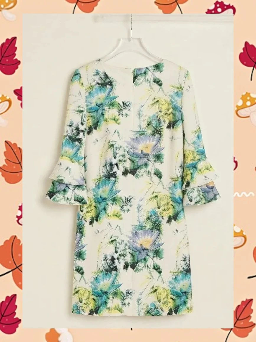 Vestido Estampado Floral Precchio Colors Concept - Talla 38 – Precchio – taille M / 38 / 10 2