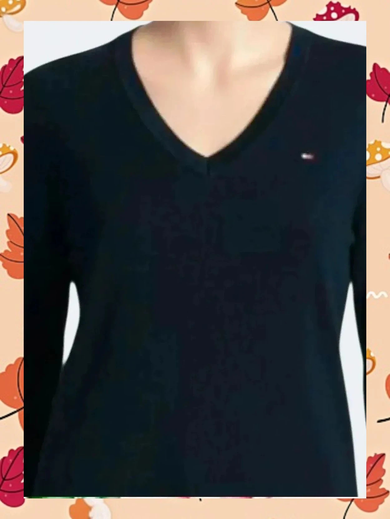 Jersey Tommy Hilfiger Denim Negro Talla M | Cuello V Algodón/Nylon – Tommy Hilfiger – taille M / 38 / 10 3