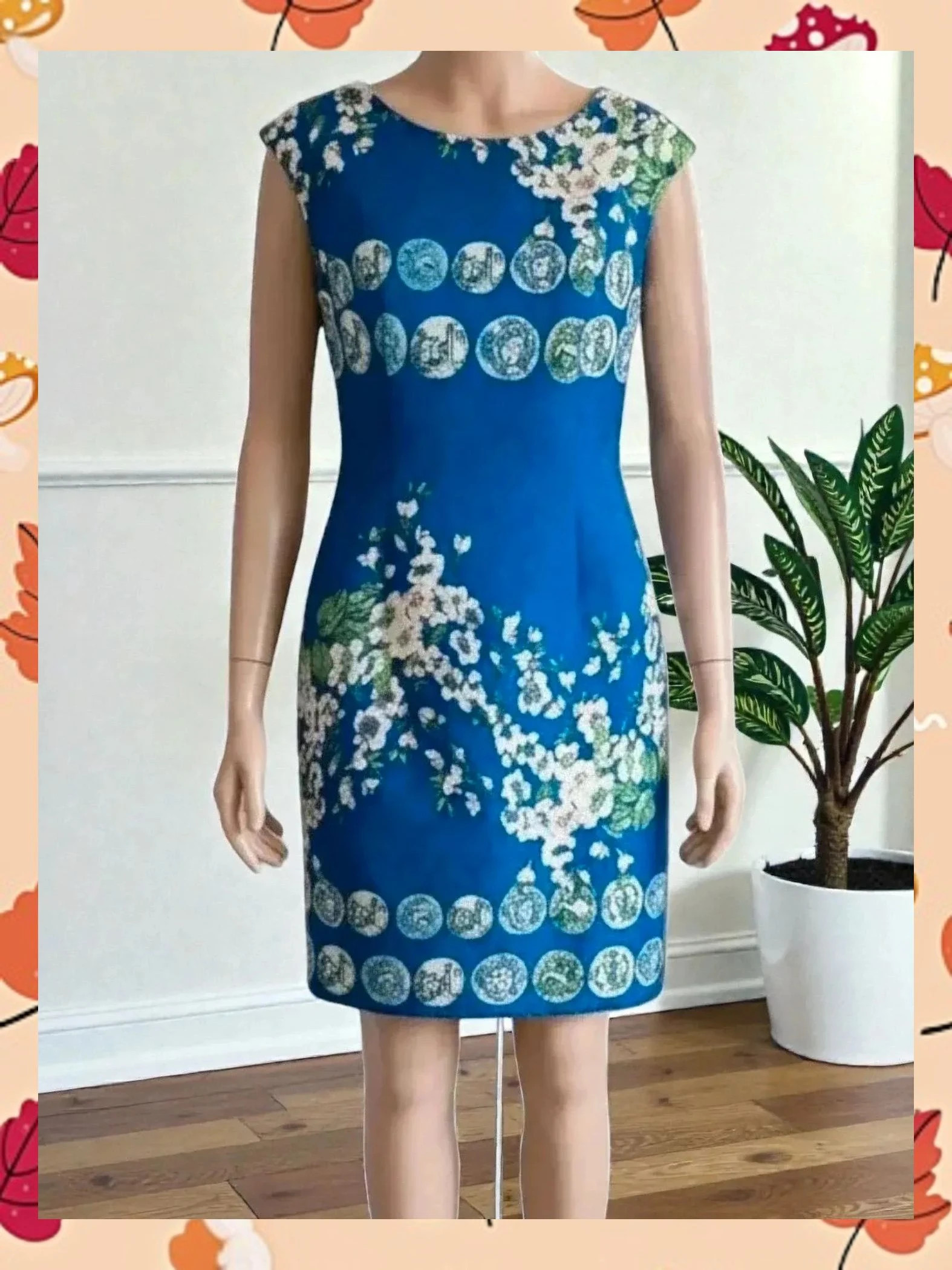 💙 Vestido Olimara Brocado Azul Eléctrico - Eventos/Boda – Olimara – taille XXL / 44 / 16