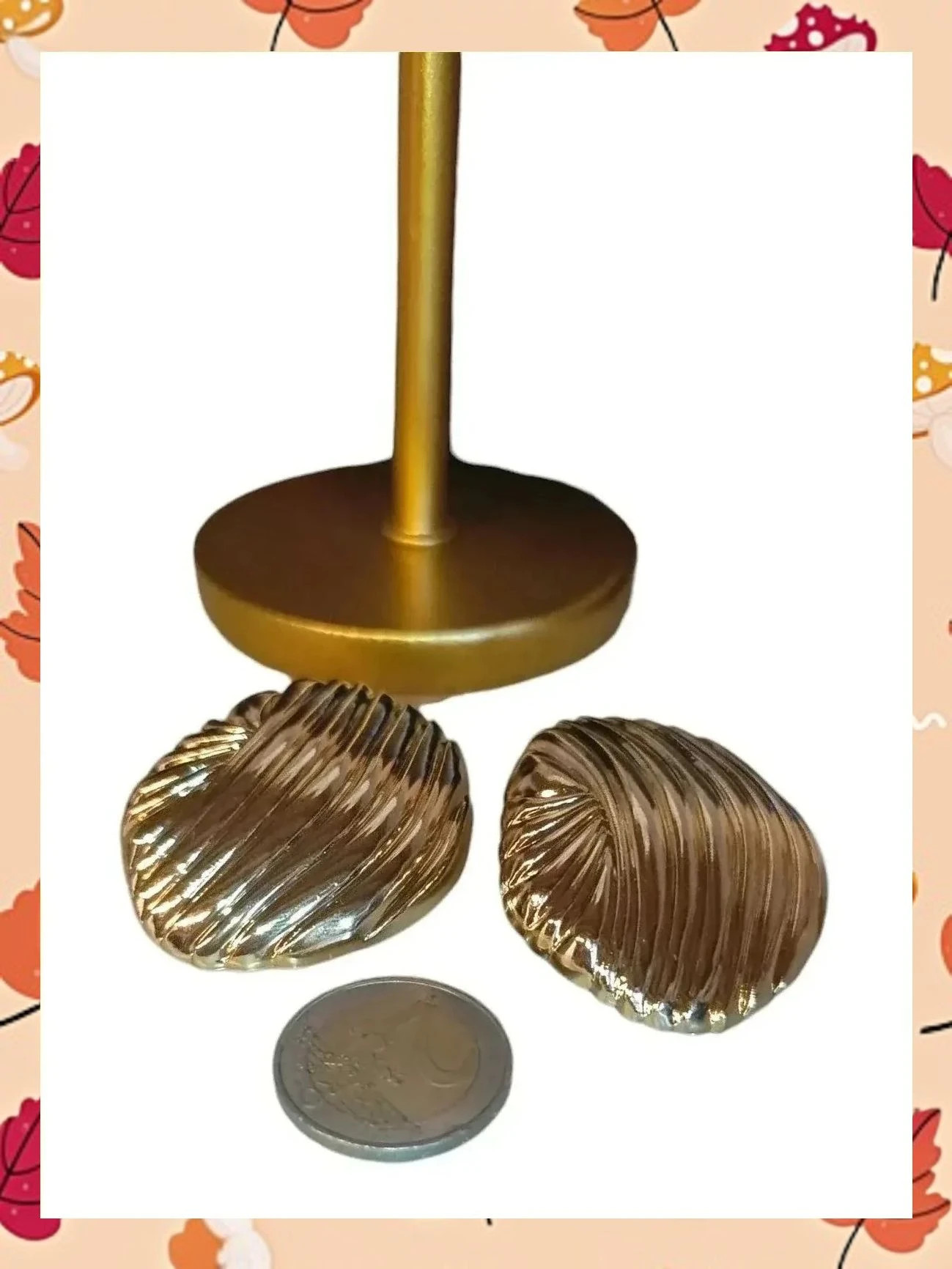 Pendientes Gota Dorados Estilo Lujo Minimalista 4