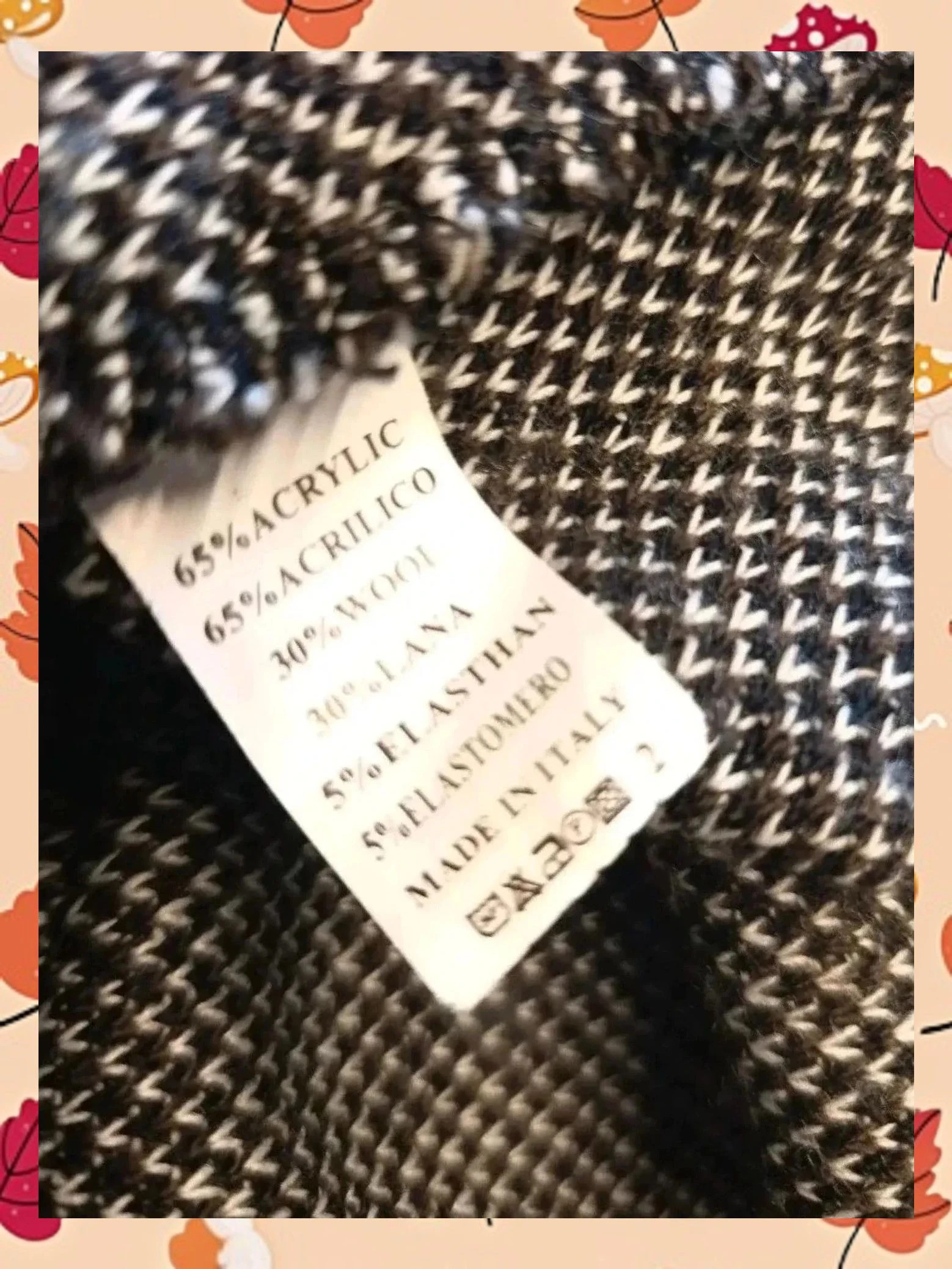 🇮🇹 Vestido de Lana "Made in Italy" - Estampado Geométrico Talla M – taille M / 38 / 10 4
