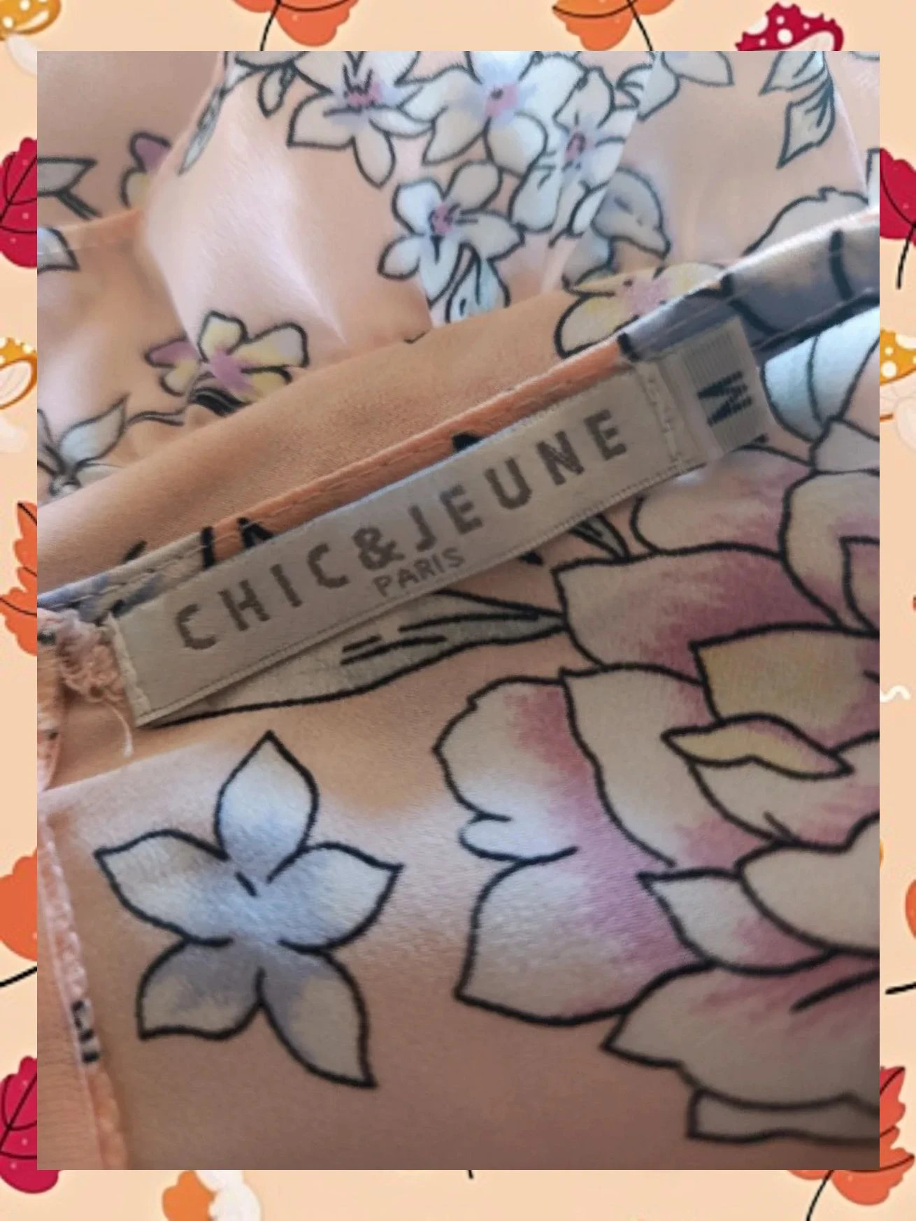 Vestido corto flores Chic & Jeune París M – Chic & Jeune – taille M / 38 / 10 3