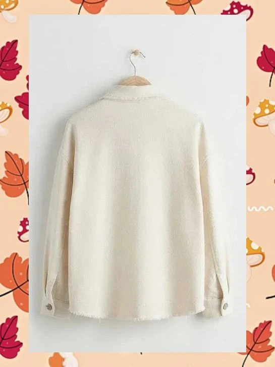 🧥 Sobrecamisa Zara Rústica Crudo - Talla S – Zara – taille S / 36 / 8 2