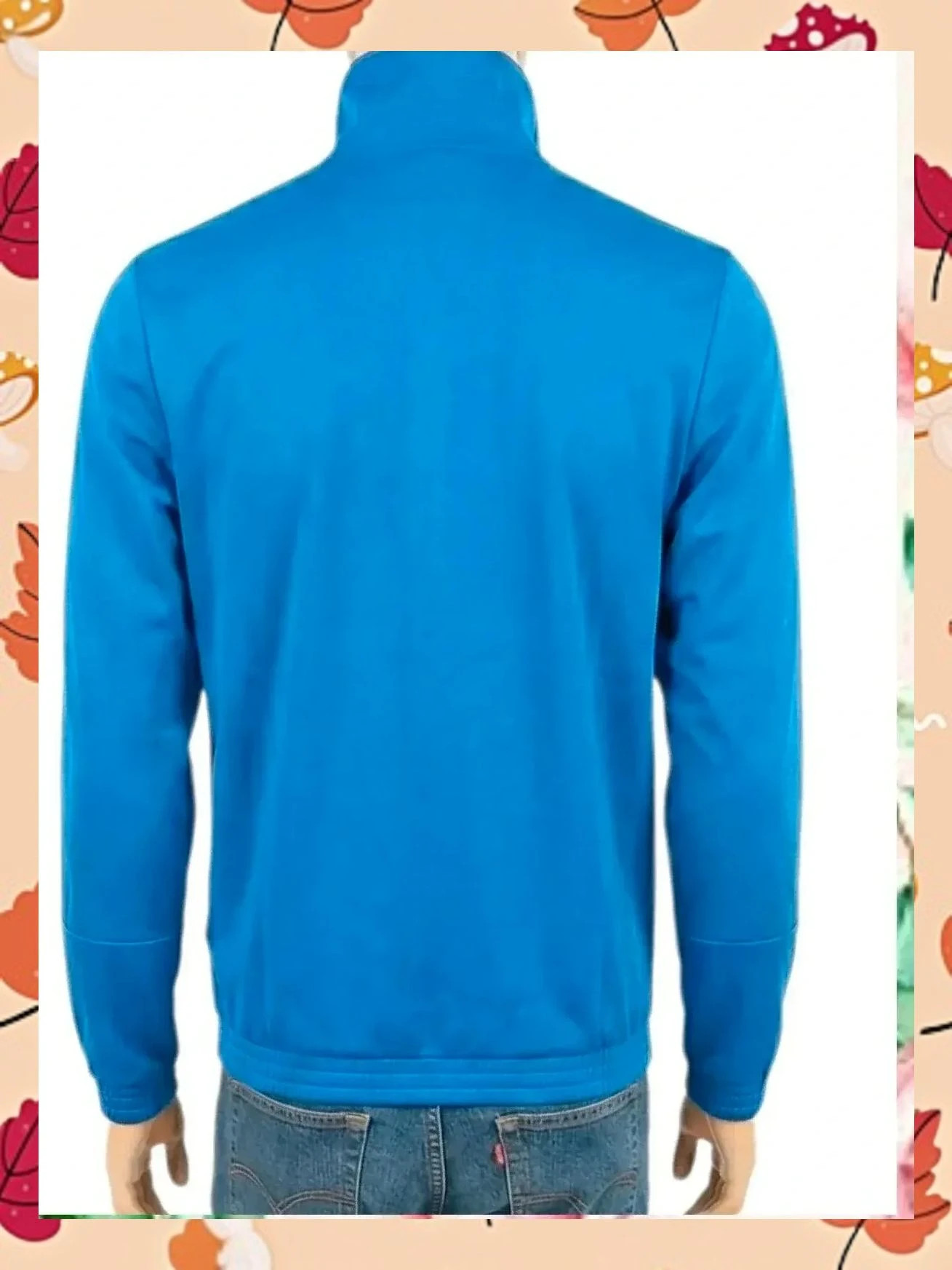 Chaqueta Deportiva Adidas Azul Eléctrico y Verde Lima Talla M – adidas – taille M 3