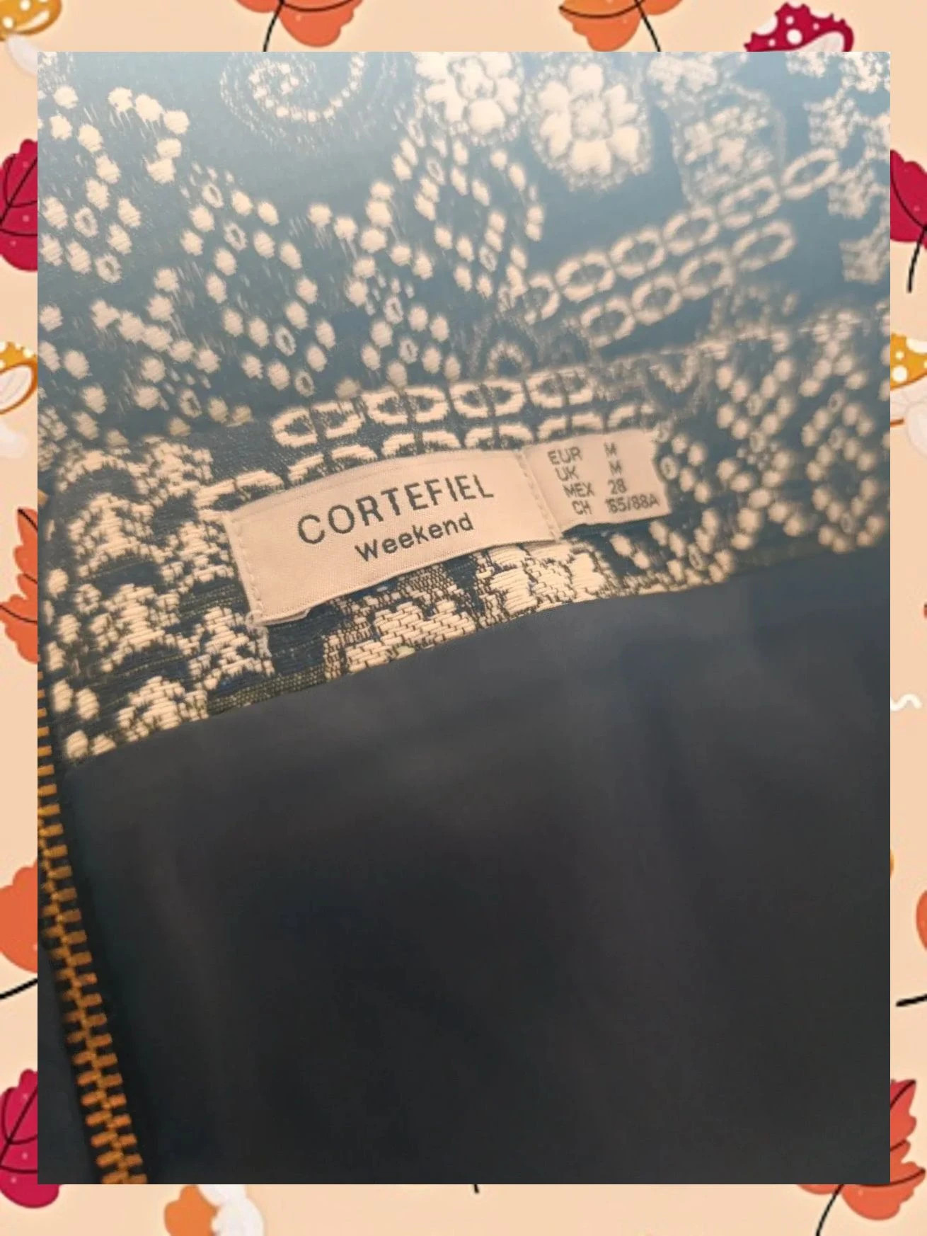 Falda corta jacquard estampado paisley Cortefiel M – Cortefiel – taille M / 38 / 10 3