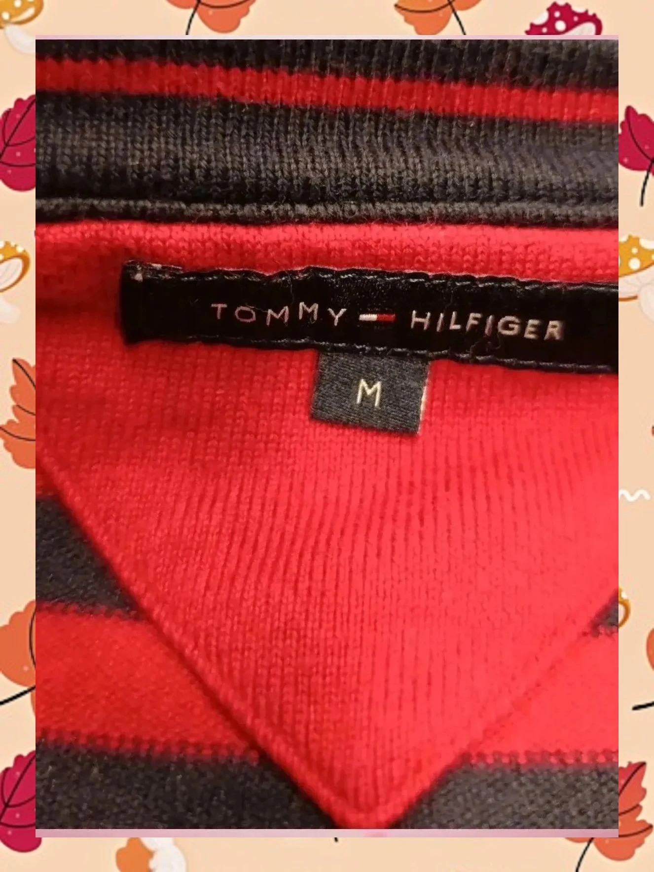 Suéter Tommy Hilfiger Rayas Rojo y Azul Marino (Talla M) – Tommy Hilfiger – taille M / 38 / 10 5
