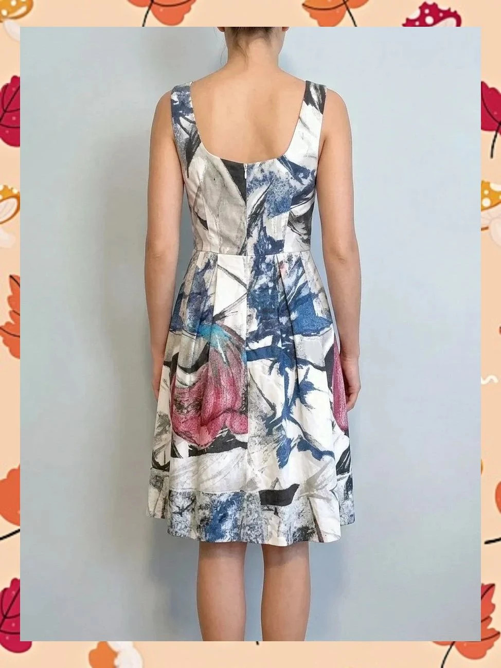 👗 Vestido Adolfo Domínguez Estampado Artístico - Talla 40 – Adolfo Dominguez – taille L / 40 / 12 2