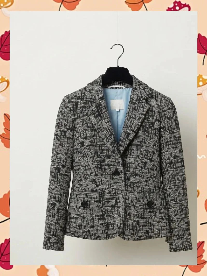 Blazer entallado estampado Ana Sousa T.38