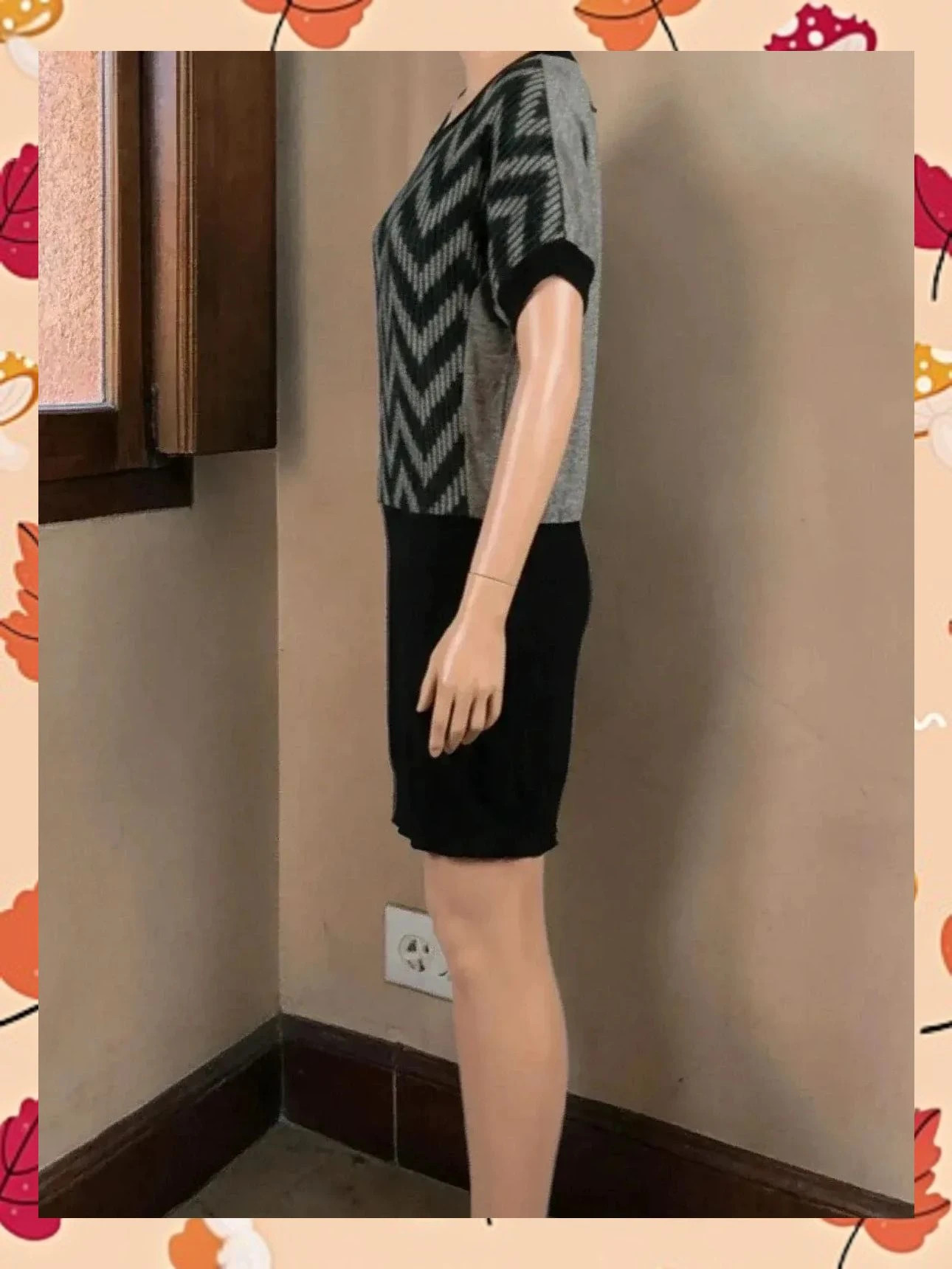 Vestido Punto Silvian Heach Patrón Zigzag T.L – Silvian Heach – taille L / 40 / 12 2