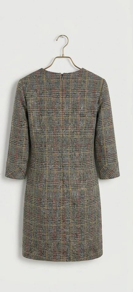 Vestido Trucco Talla 36 | Estilo Tweed/Tartán | Oficina y Casual – Trucco – taille S / 36 / 8 2