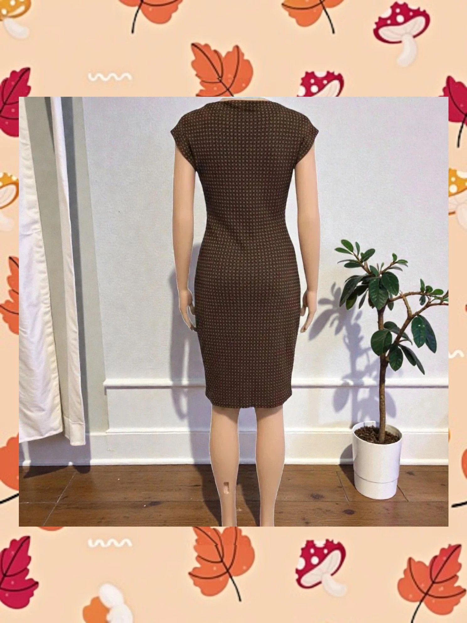 Vestido Xantik Estampado Retro - Talla S – Xantik – taille S / 36 / 8 2