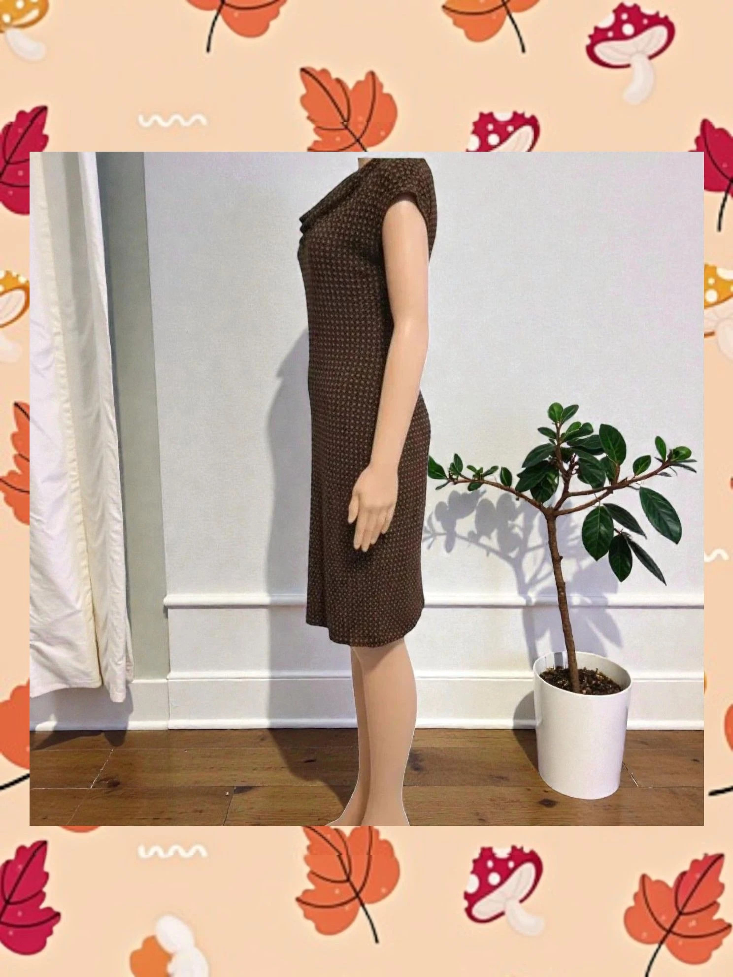 Vestido Xantik Estampado Retro - Talla S – Xantik – taille S / 36 / 8 3