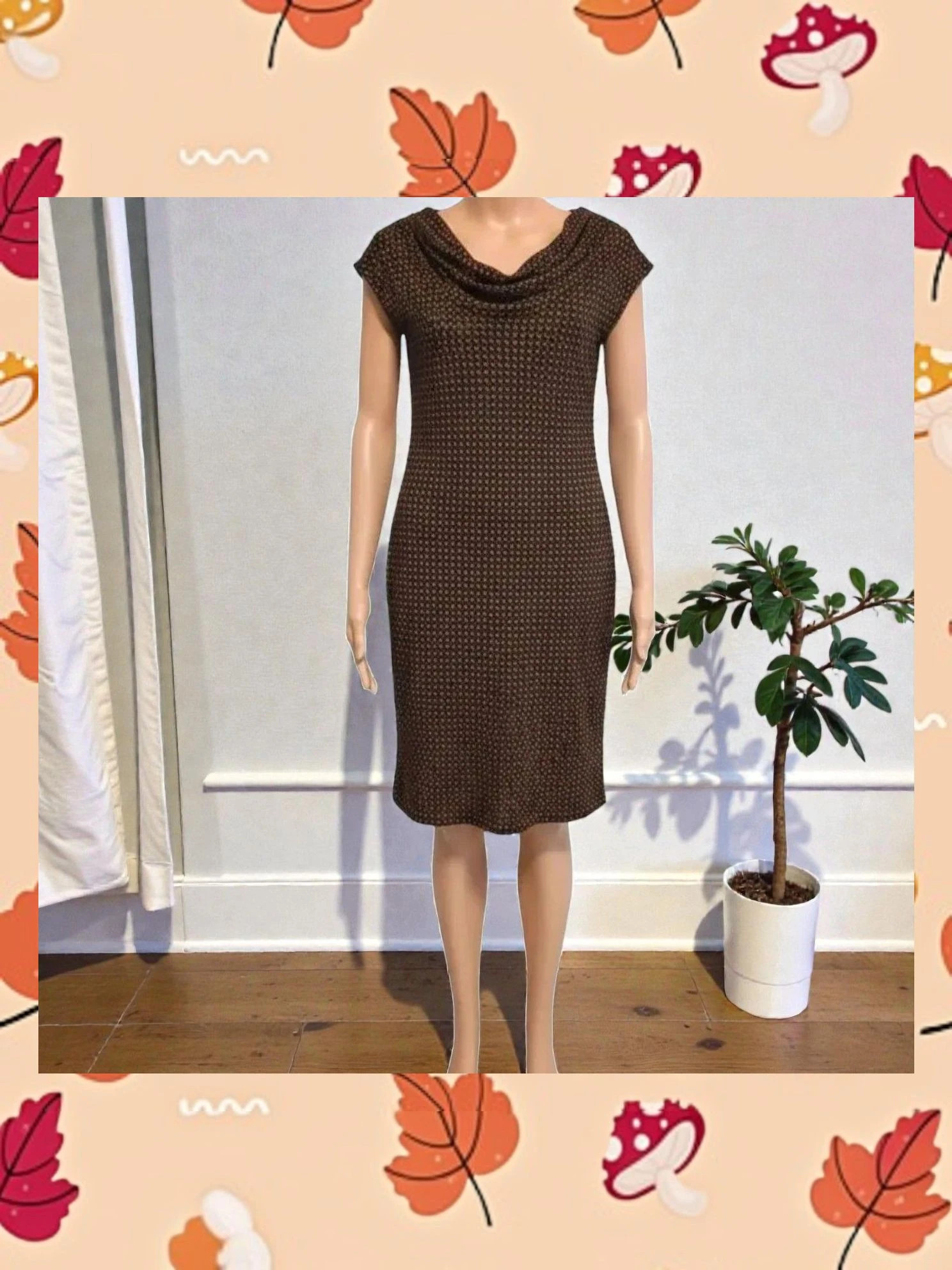 Vestido Xantik Estampado Retro - Talla S – Xantik – taille S / 36 / 8
