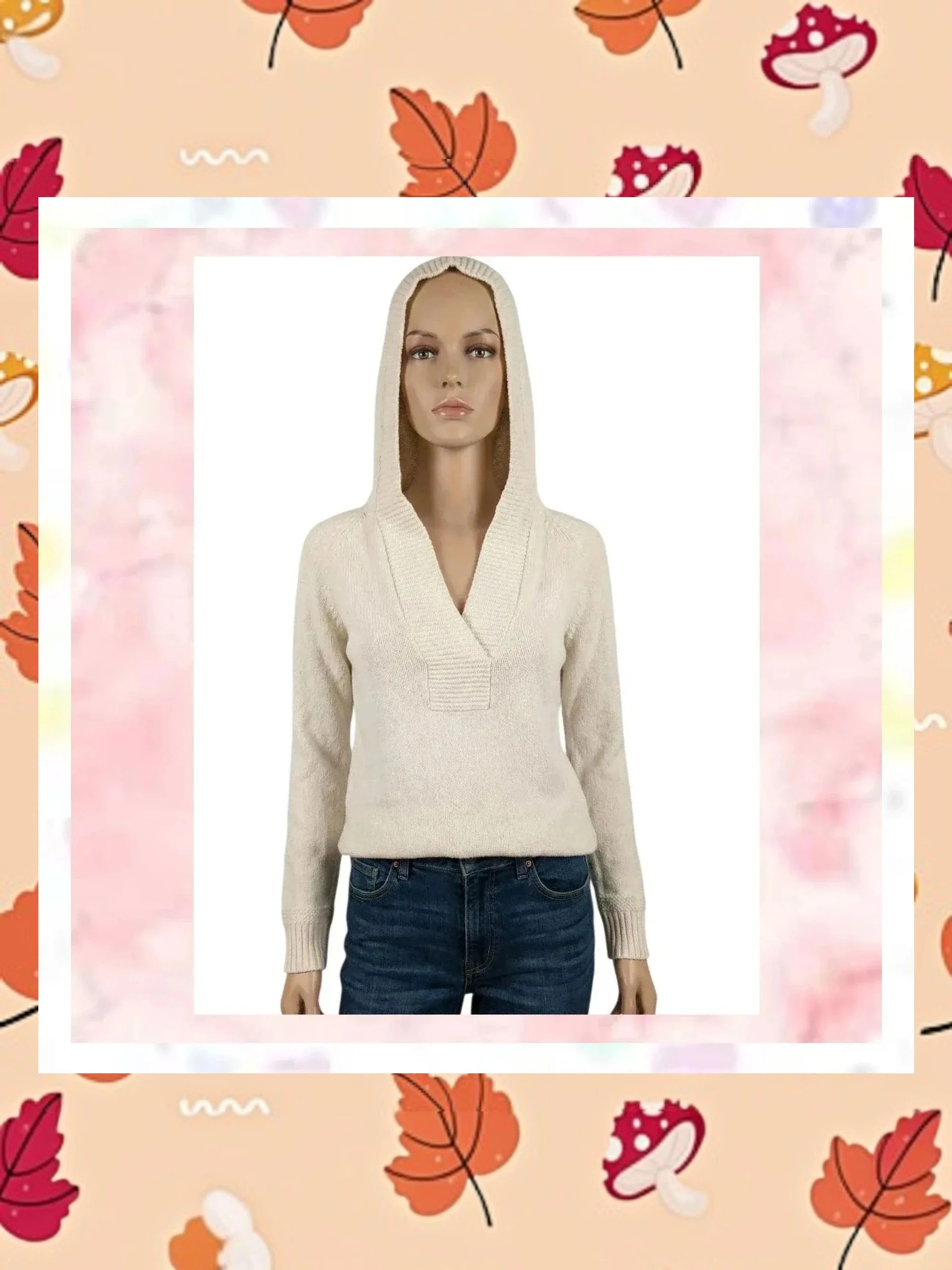 Jersey con Capucha Ralph Lauren (LRL) Talla XL - Beige Mezcla – Ralph Lauren – taille XL / 42 / 14 2