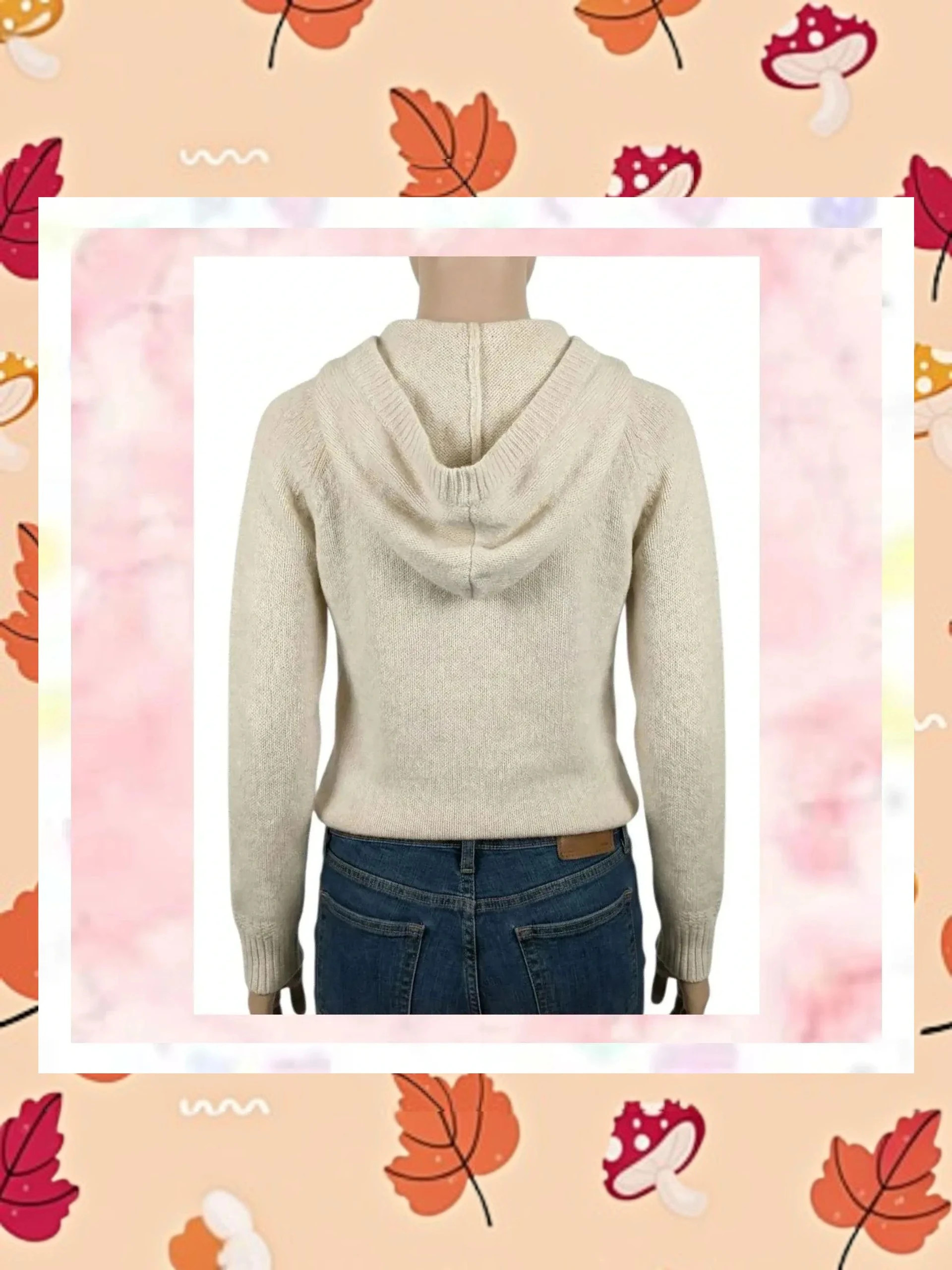 Jersey con Capucha Ralph Lauren (LRL) Talla XL - Beige Mezcla – Ralph Lauren – taille XL / 42 / 14 3