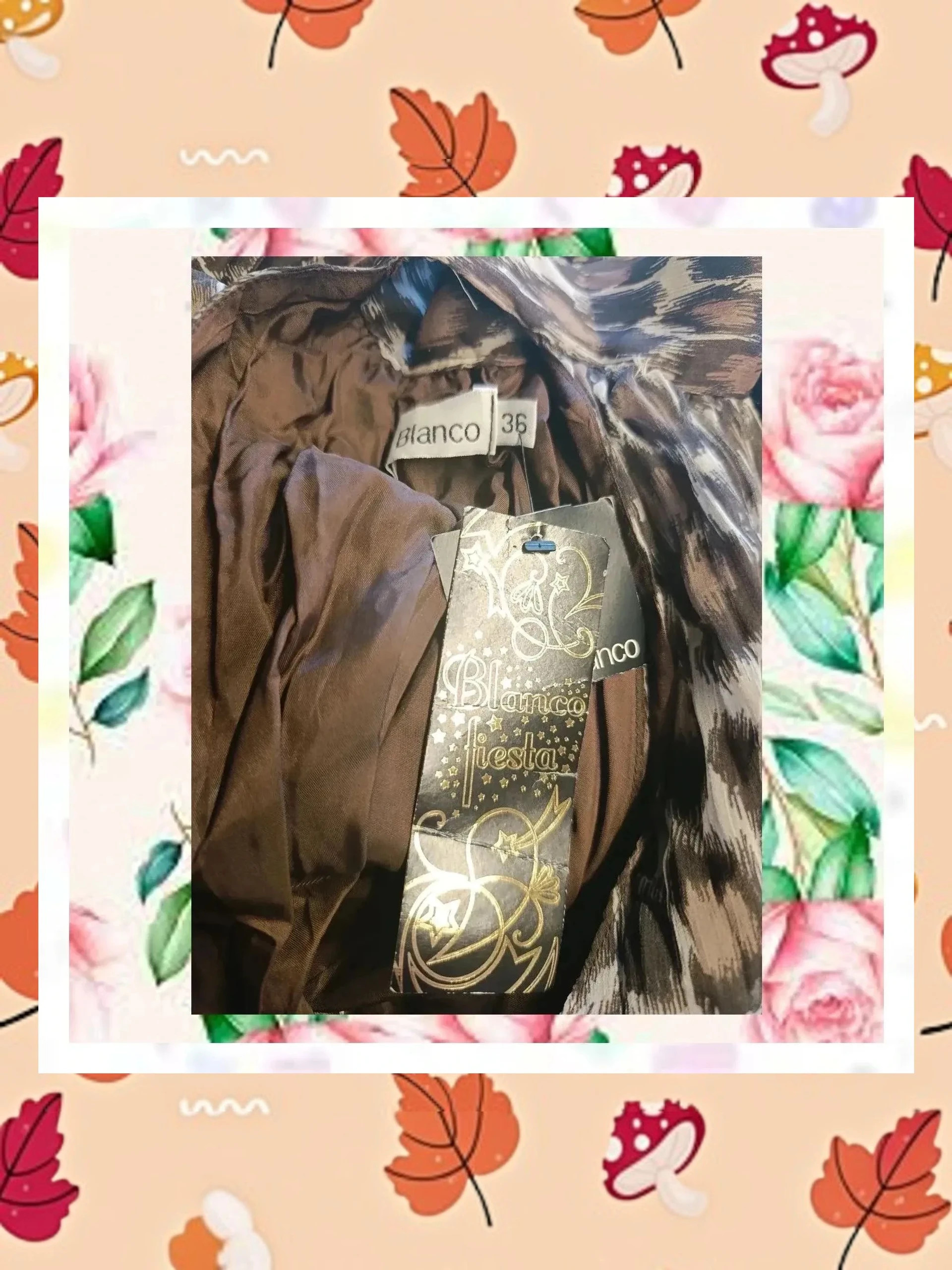 Espectacular Vestido Plisado Animal Print – Blanco – taille S / 36 / 8 4
