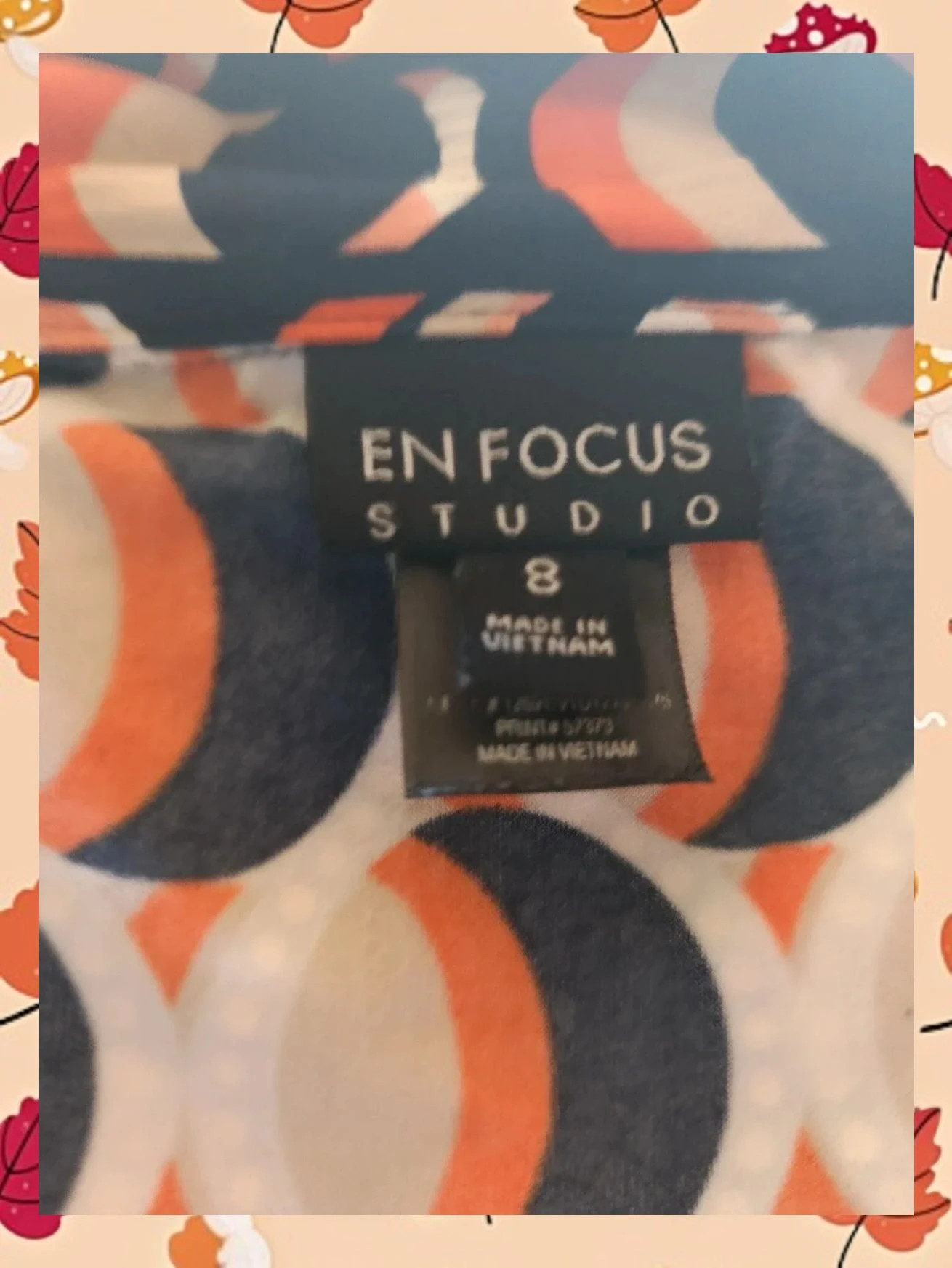 Vestido Retro Geométrico En Focus Studio 🧡 Talla M / 40 – En Focus Studio – taille L / 40 / 12 3