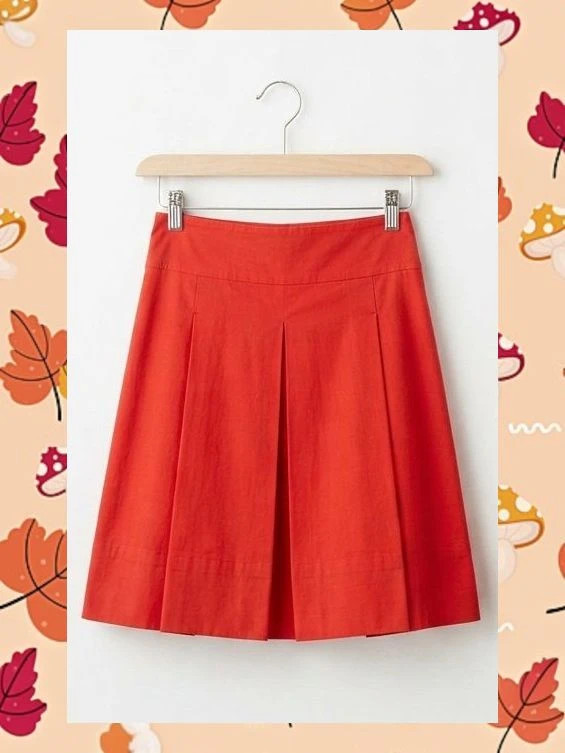 Falda Roja Plisada Adolfo Domínguez T38 – Adolfo Dominguez – taille M / 38 / 10 2