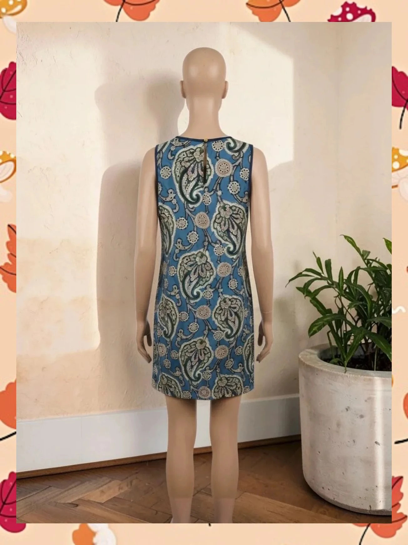 Vestido recto estampado paisley 100% seda Massimo Dutti T.34 – Massimo Dutti – taille XS / 34 / 6 2