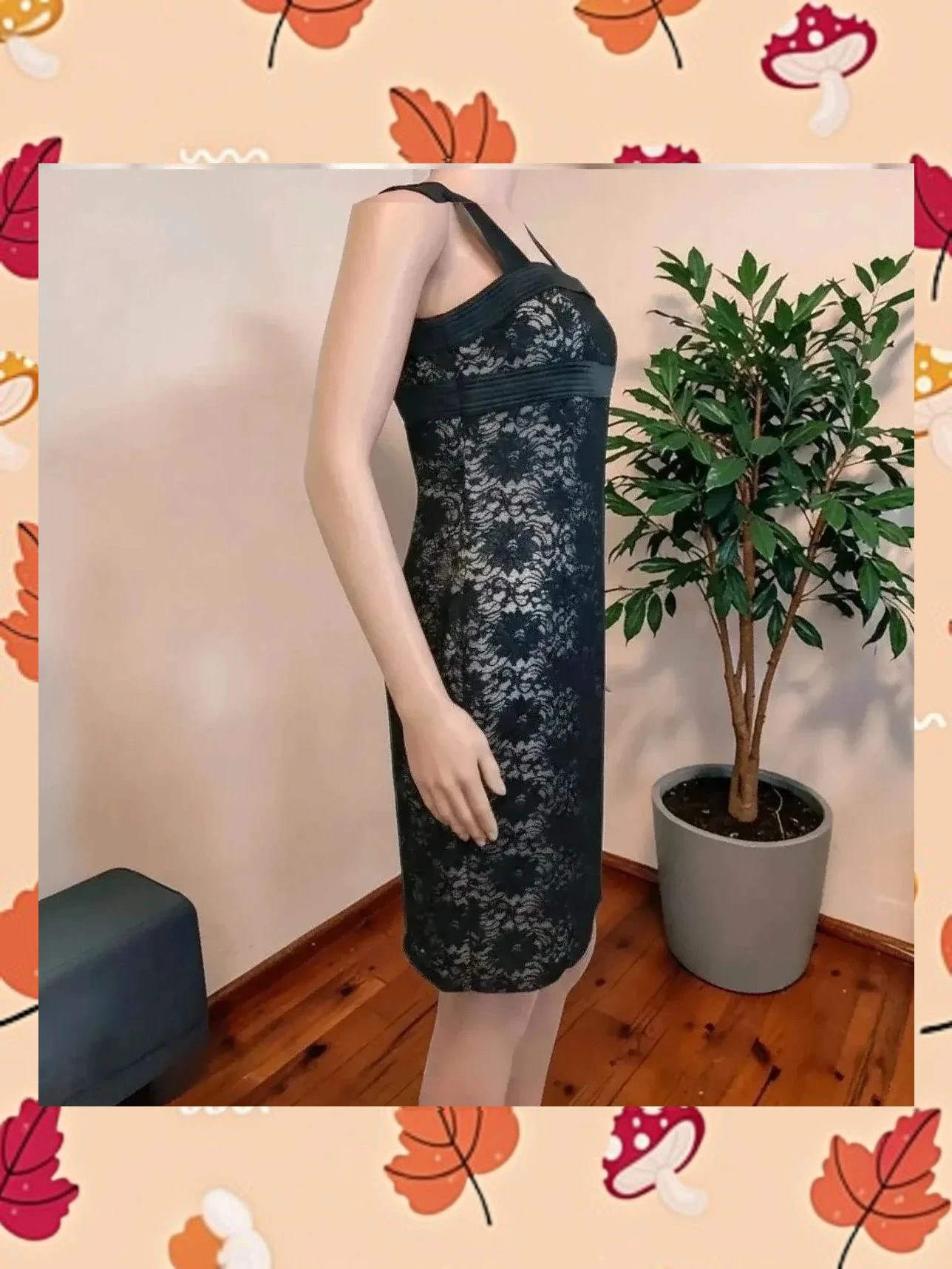 Vestido Cóctel Adolfo Domínguez Costura - Encaje Negro – Adolfo Dominguez – taille M / 38 / 10 2