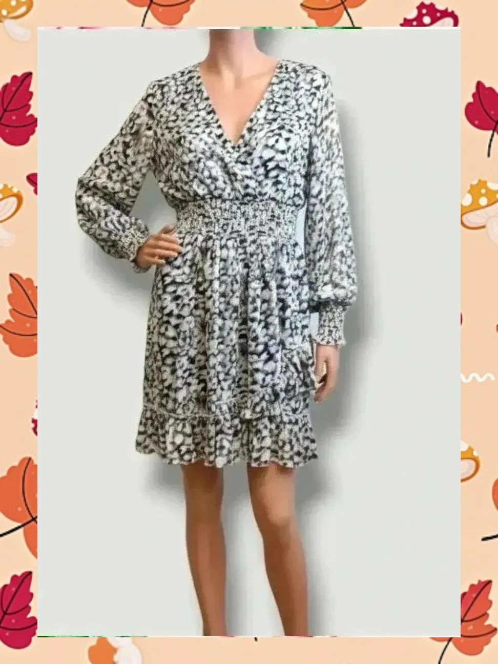 Vestido Animal Print Dodo Colección XL (Nuevo)
