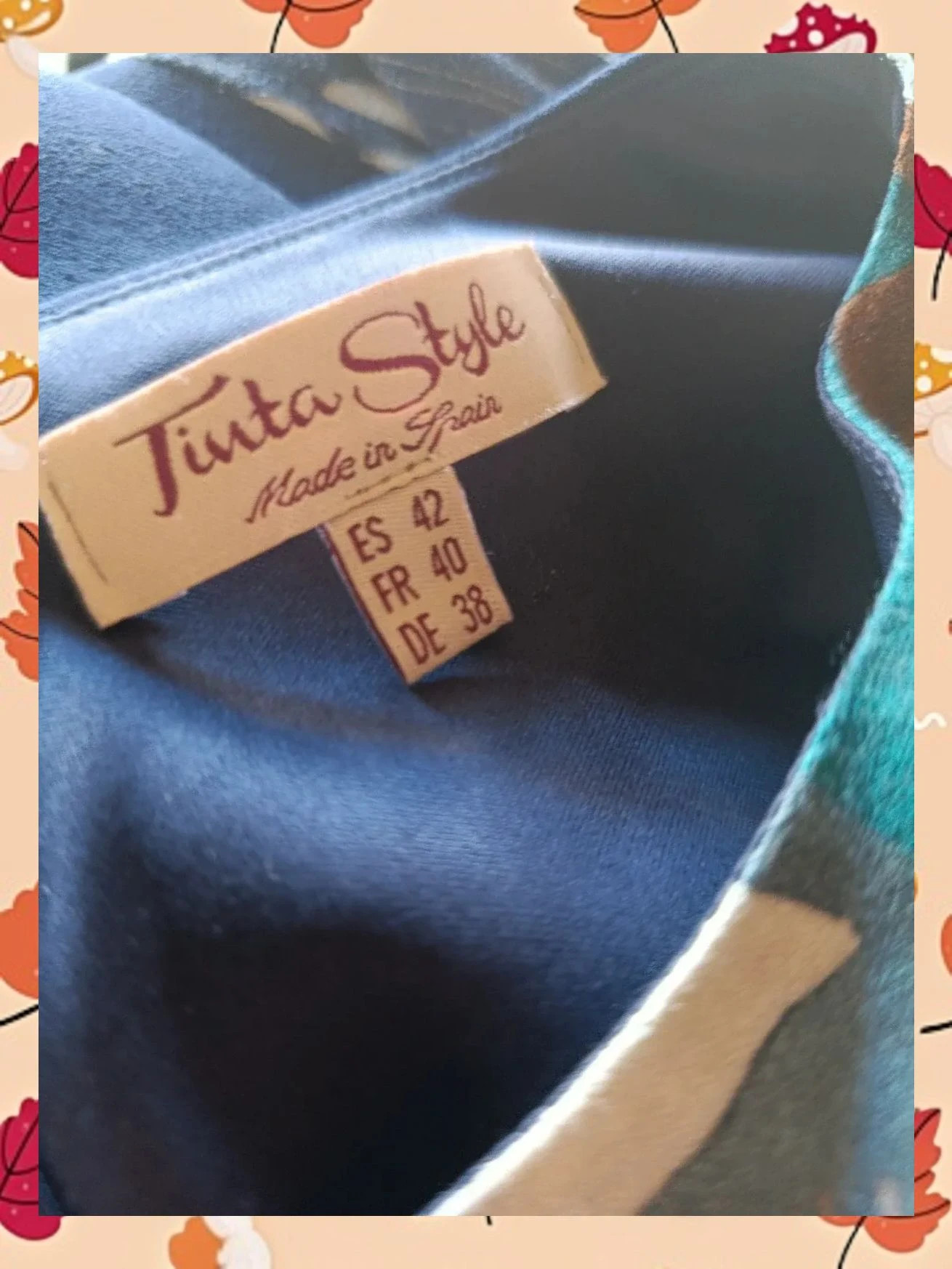 Vestido exclusivo tinta style boutique | Estampado Geométrico T.42/40 – Tinta Style – taille XL / 42 / 14 4