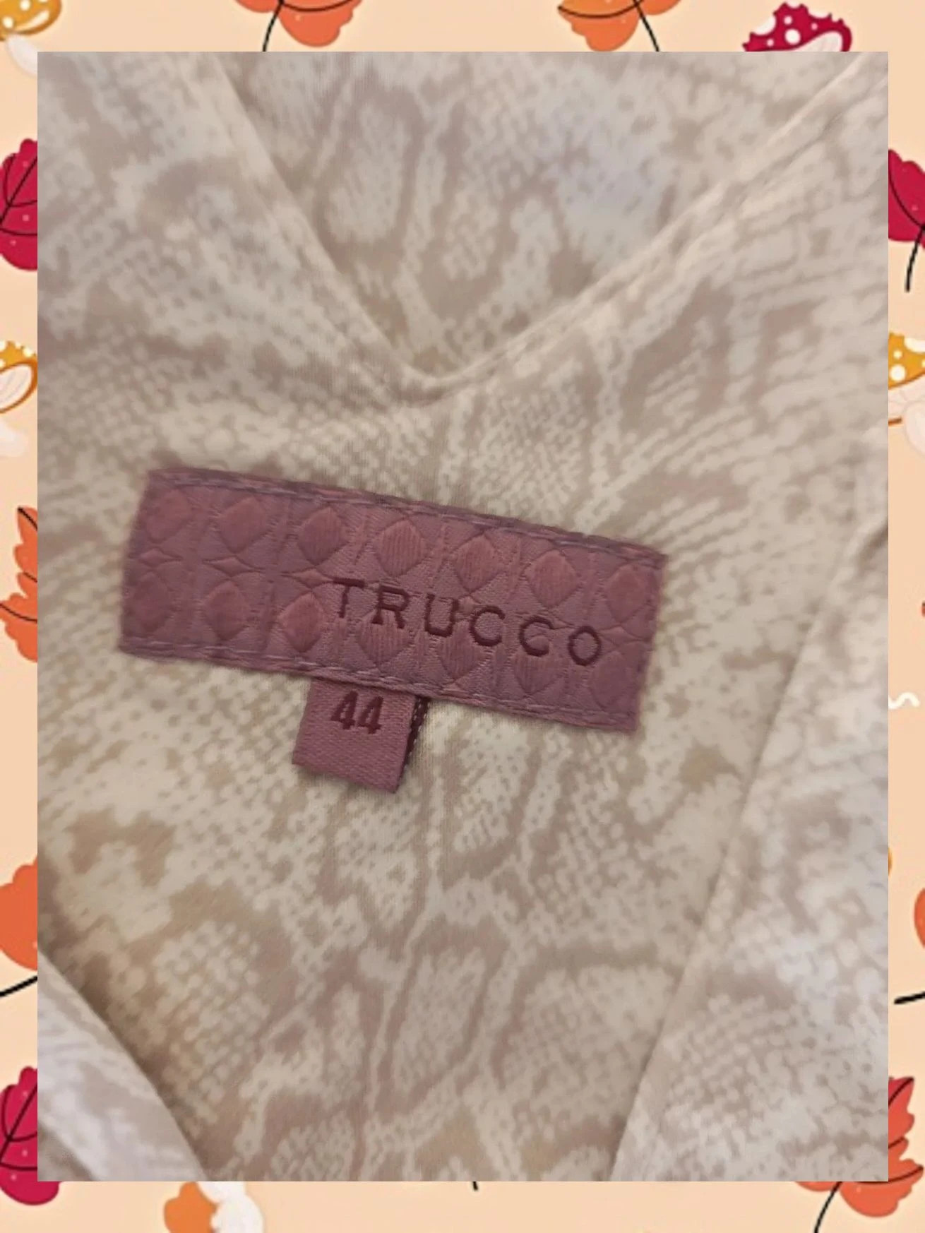Vestido Trucco animal print pitón beige T.44 – Trucco – taille XXL / 44 / 16 3