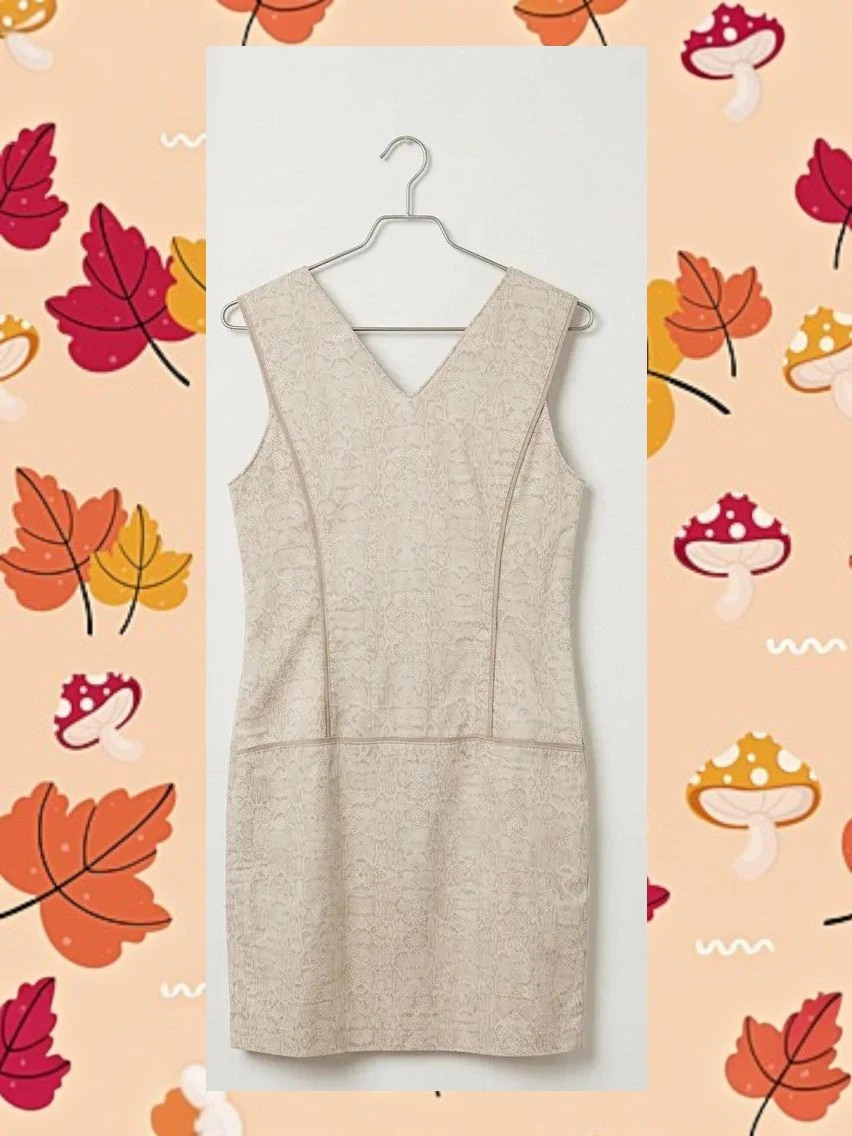 Vestido Trucco animal print pitón beige T.44 – Trucco – taille XXL / 44 / 16 2