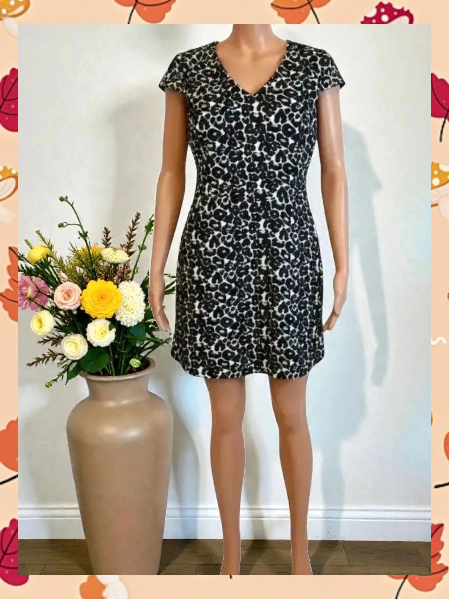 🐆 Vestido Zara Animal Print - Talla M – Zara – taille M / 38 / 10