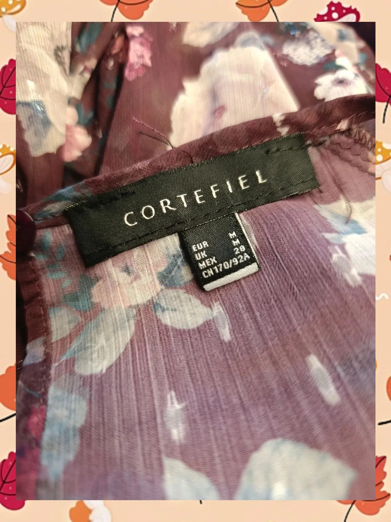 Vestido Cortefiel Floral con Volantes - Talla M – Cortefiel – taille M / 38 / 10 3