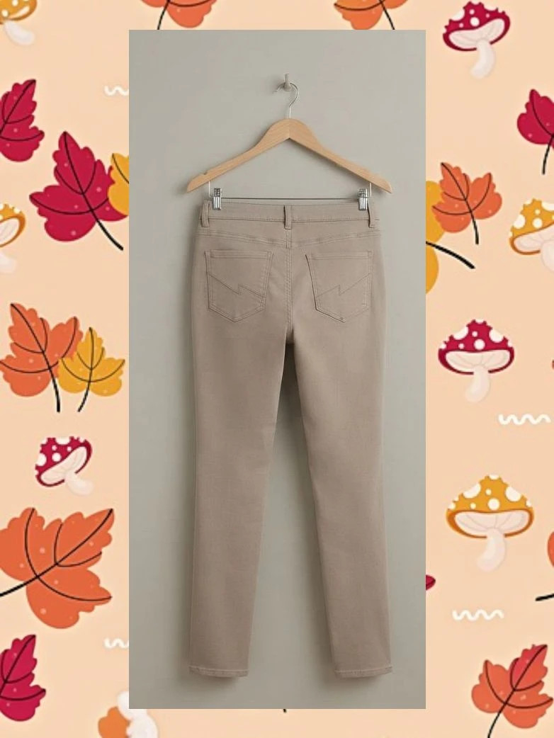 Pantalón Caramelo Slim Fit Beige - Talla 40 - Detalles únicos – Caramelo – taille L / 40 / 12 2