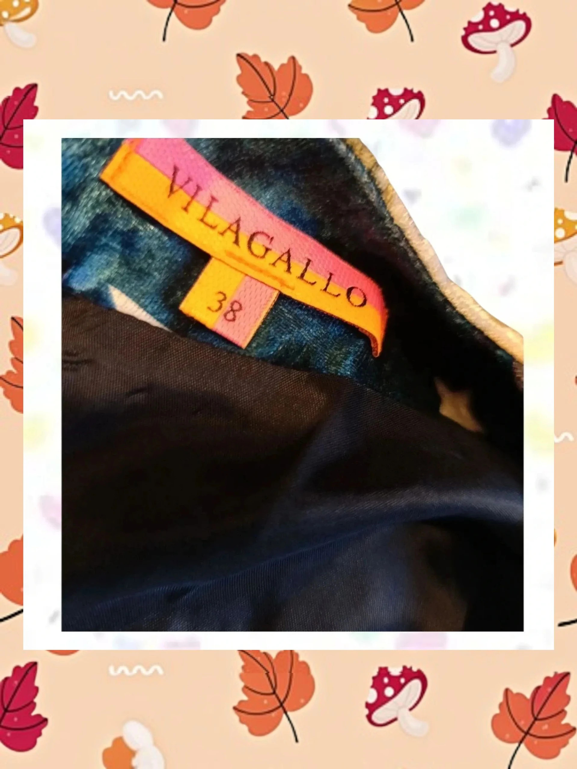 Vestido Vilagallo Talla M - Estampado Patchwork Aterciopelado Azul 💙 – Vilagallo – taille M / 38 / 10 4