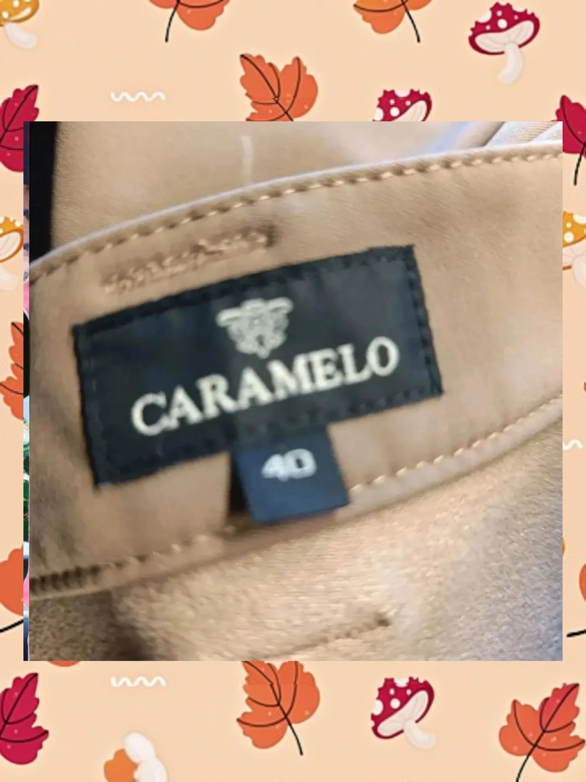 Pantalón Caramelo Slim Fit Beige - Talla 40 - Detalles únicos – Caramelo – taille L / 40 / 12 3