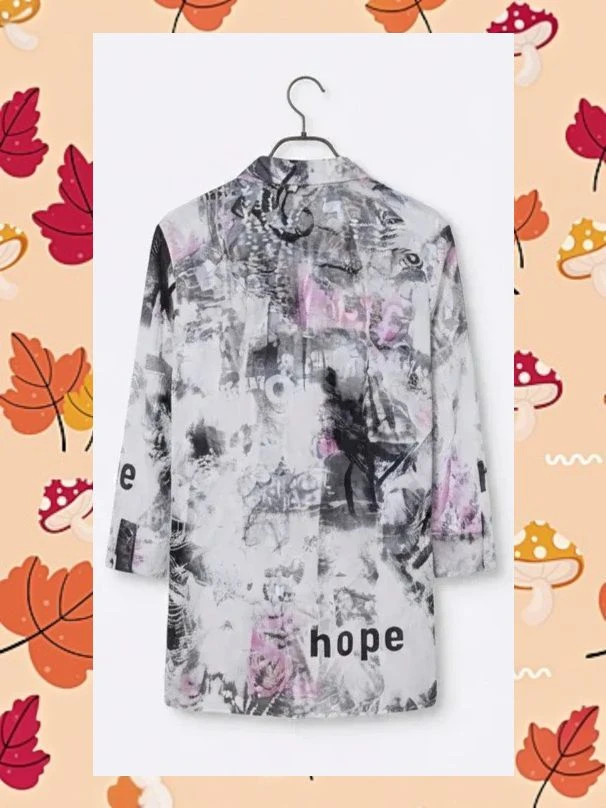 Camisa / Vestido corto Steilmann estampado artístico – steilmann – taille S / 36 / 8 2